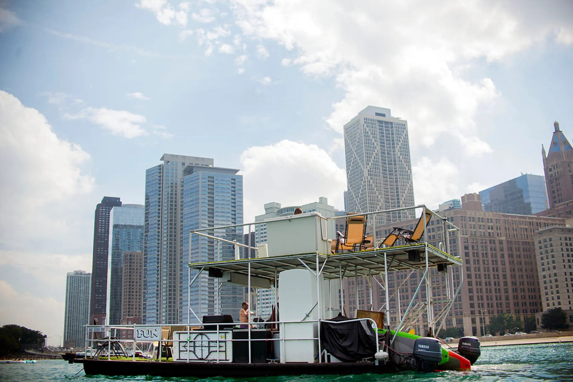 Custom  17x40 Custom 5 Pontoon deck boat in Chicago, IL — photo 9