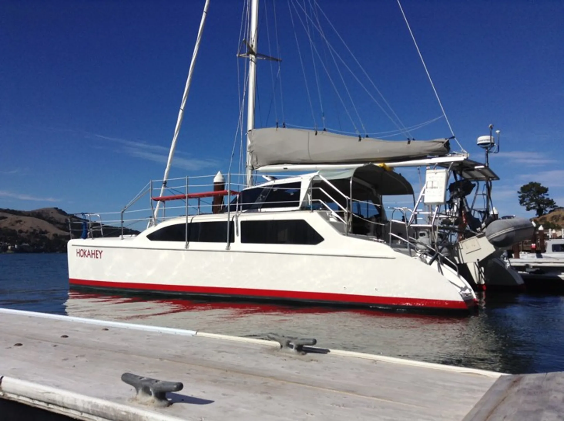 Safe &amp; solid sailing catamaran - Green power! Great location!