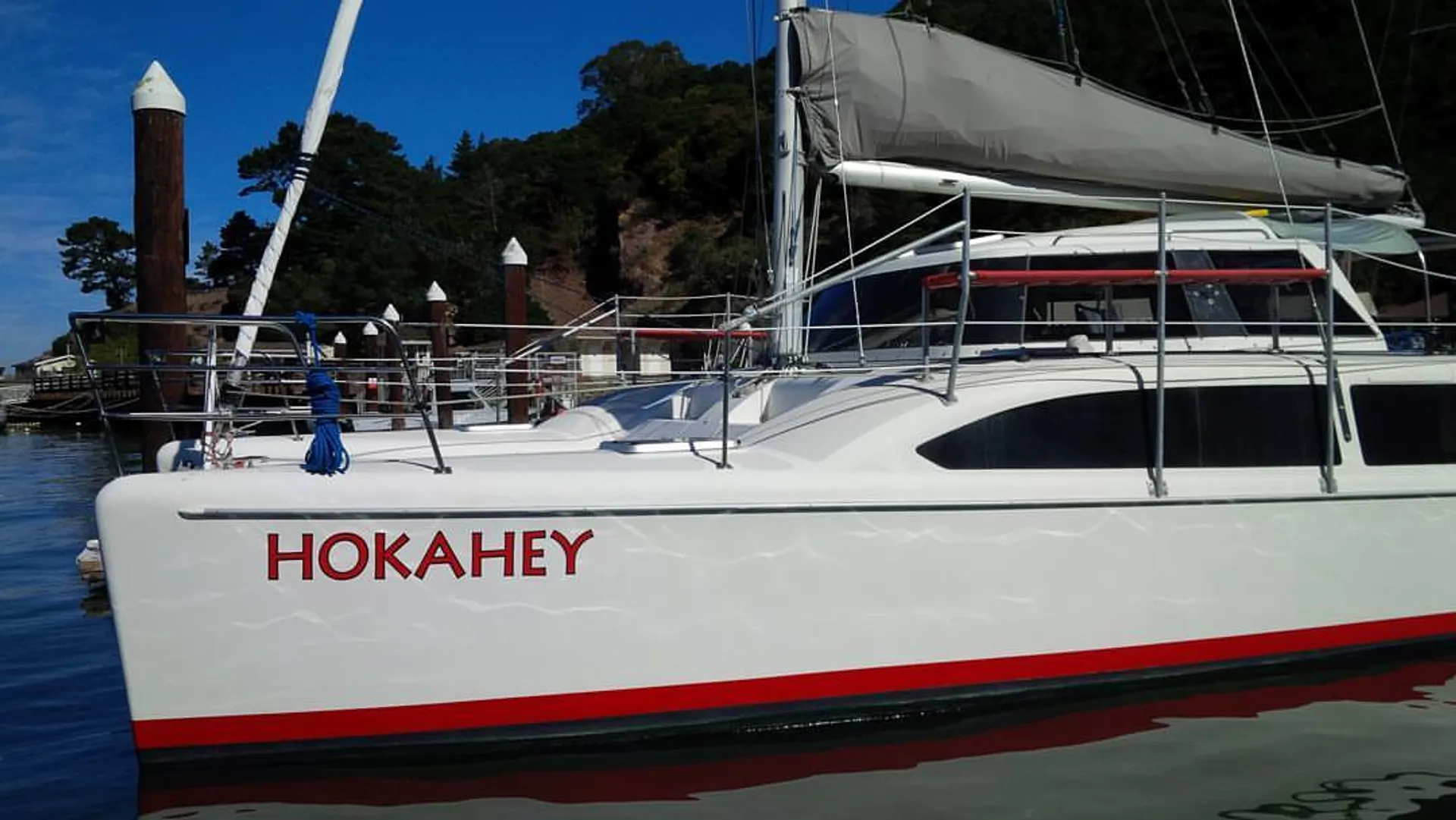 Safe &amp; solid sailing catamaran - Green power! Great location!