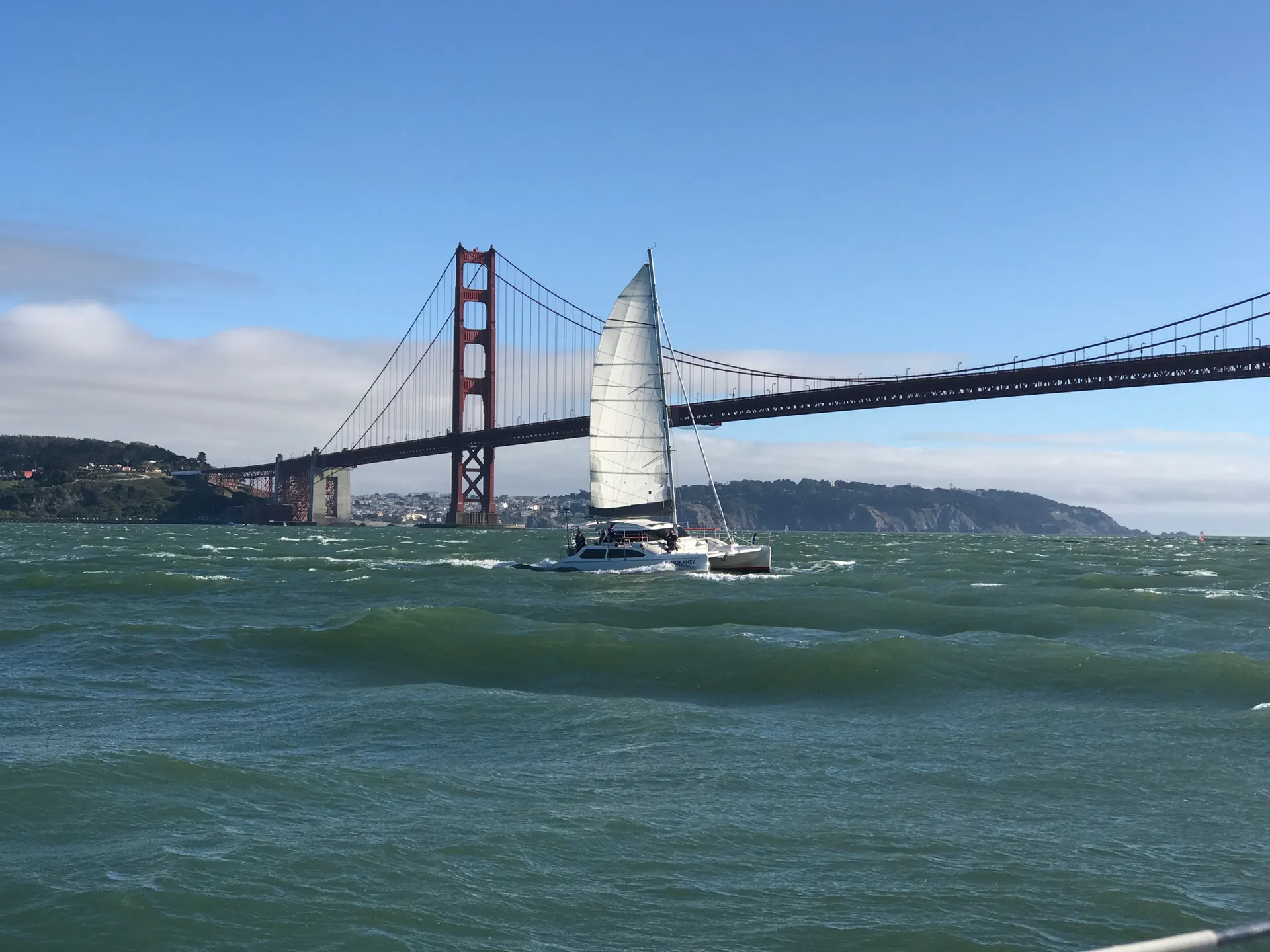 Safe &amp; solid sailing catamaran - Green power! Great location!