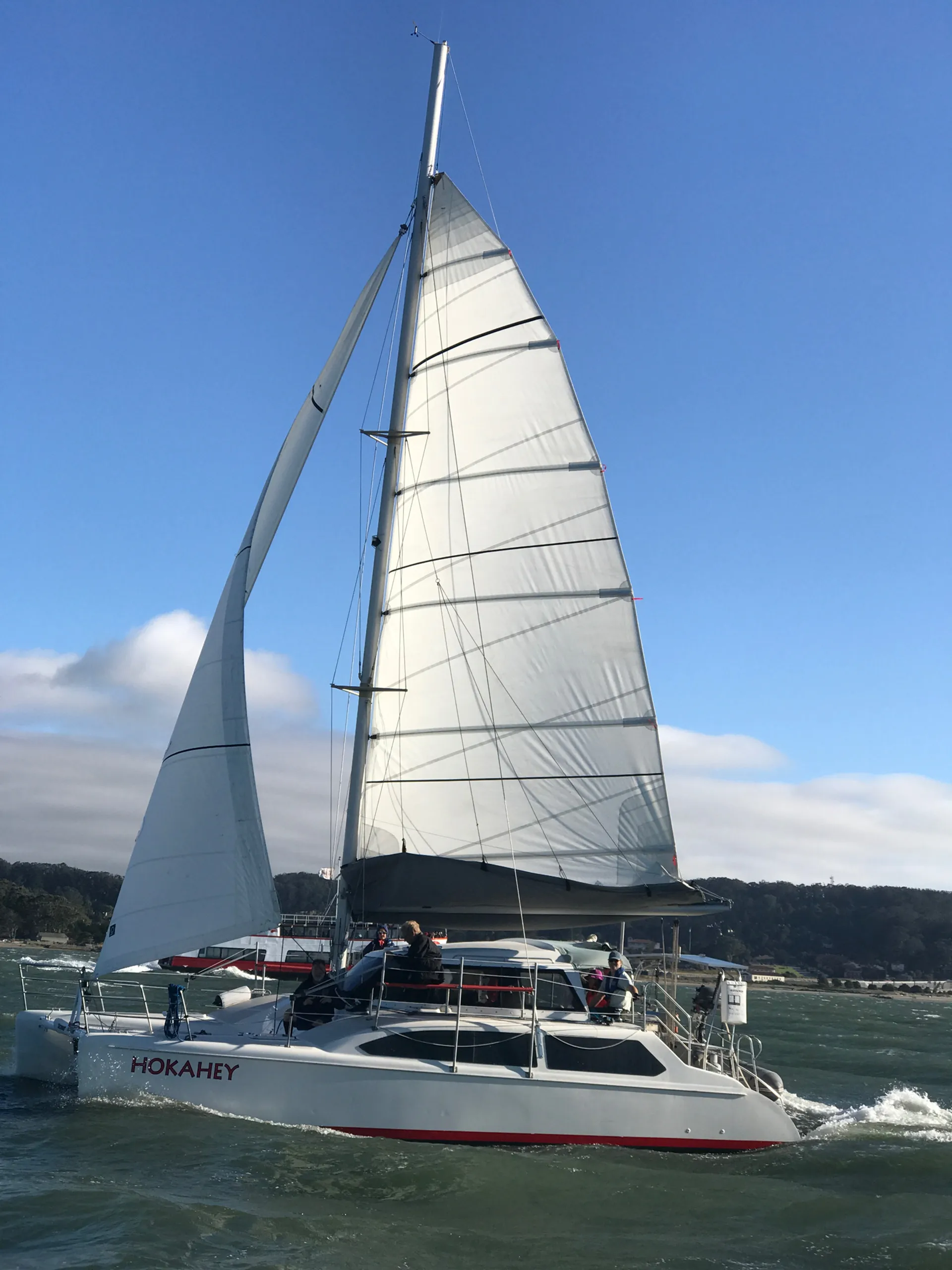 Safe &amp; solid sailing catamaran - Green power! Great location!