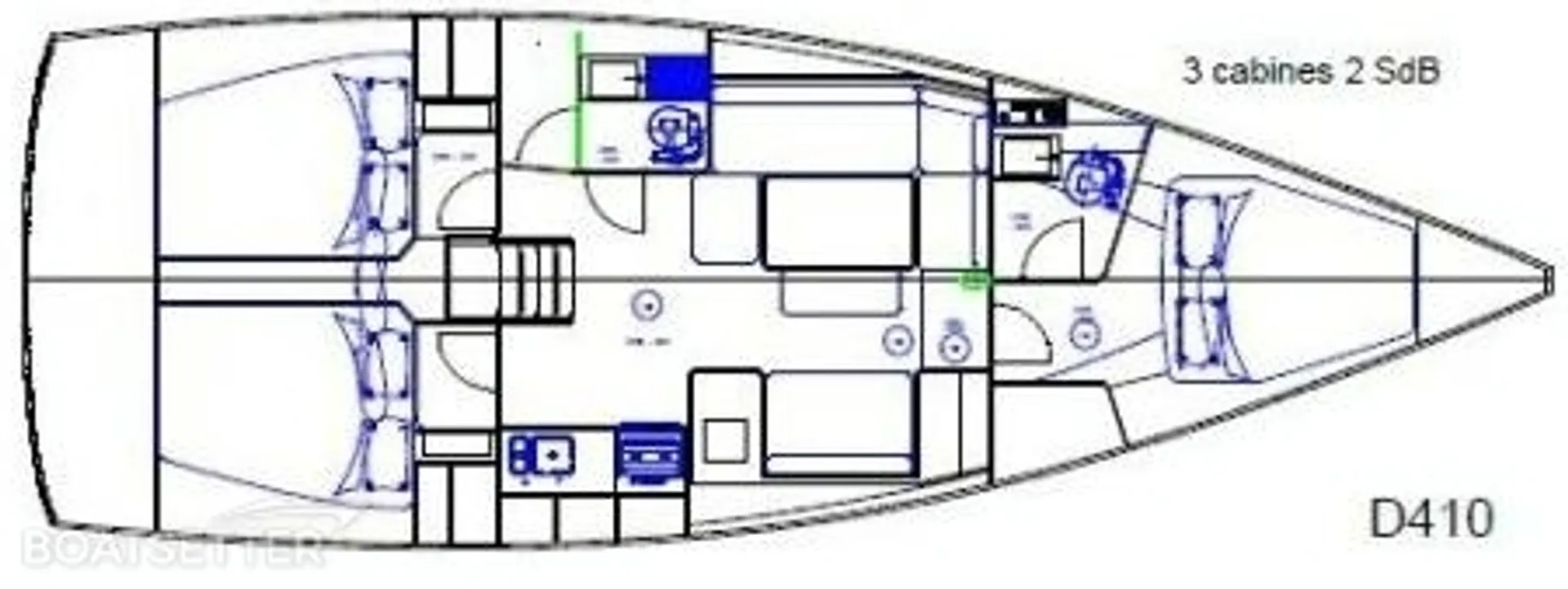 Dufour D410 Grand Large in Reggio Calabria, Calabria — photo 10