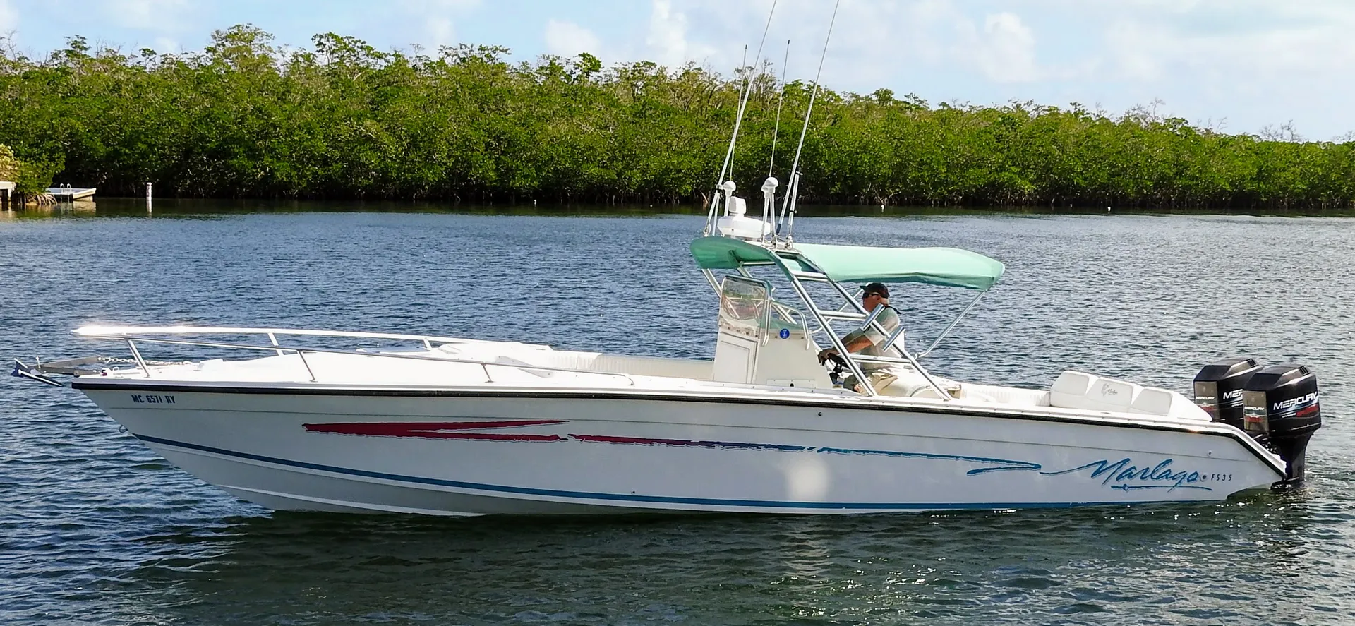 Our 35 Sport Cuddy is Family and Fishing Friendly!