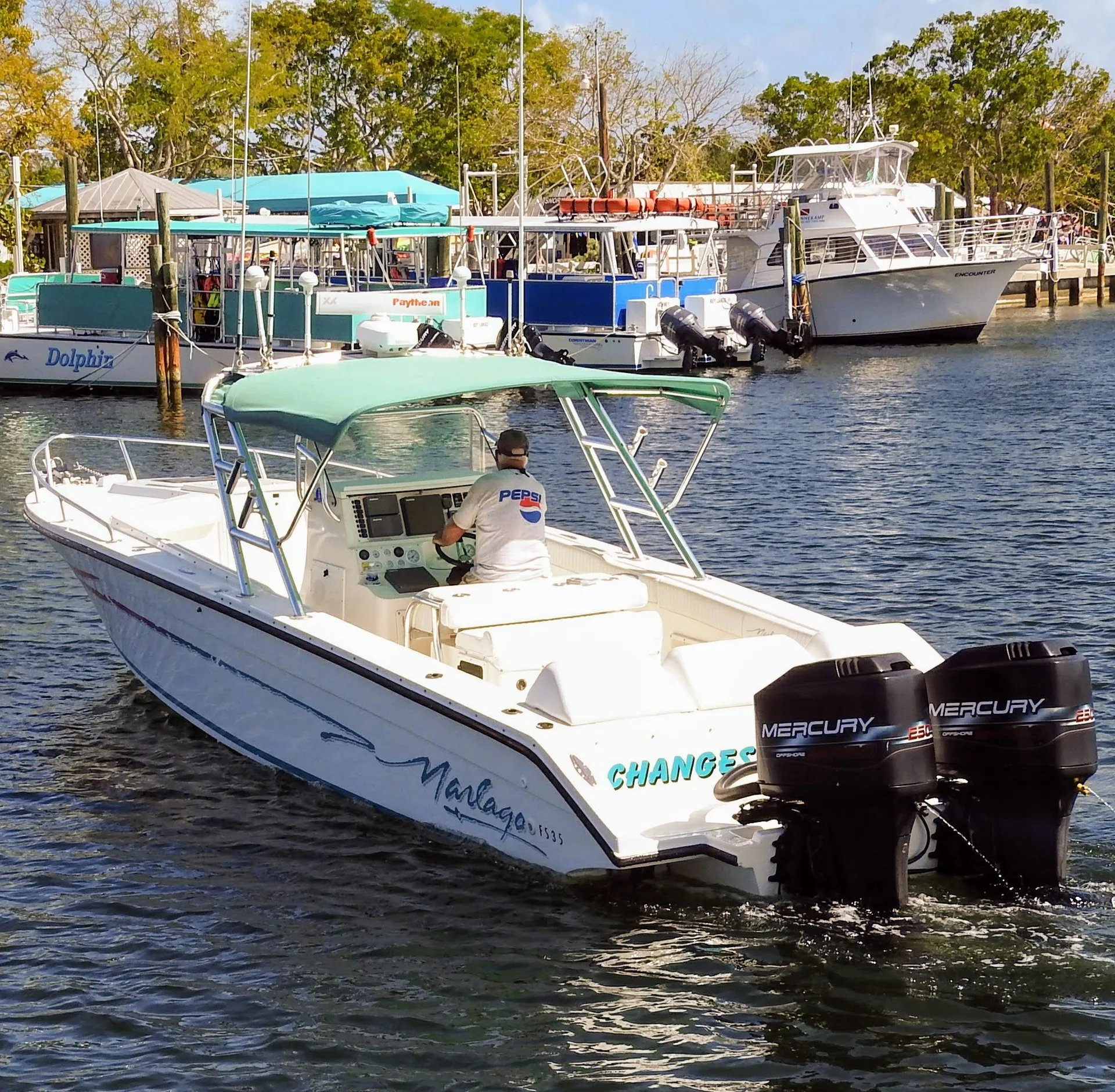 Our 35 Sport Cuddy is Family and Fishing Friendly!