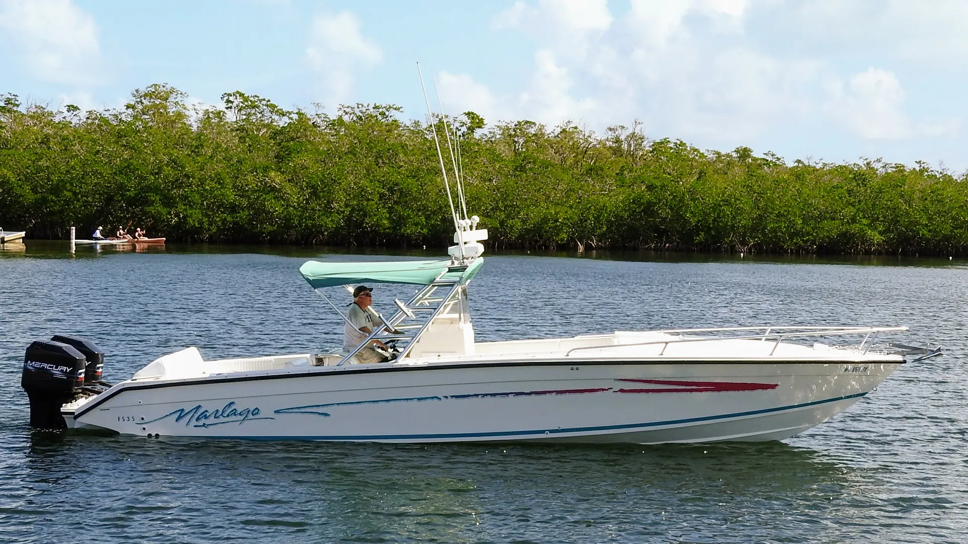 Our 35 Sport Cuddy is Family and Fishing Friendly!