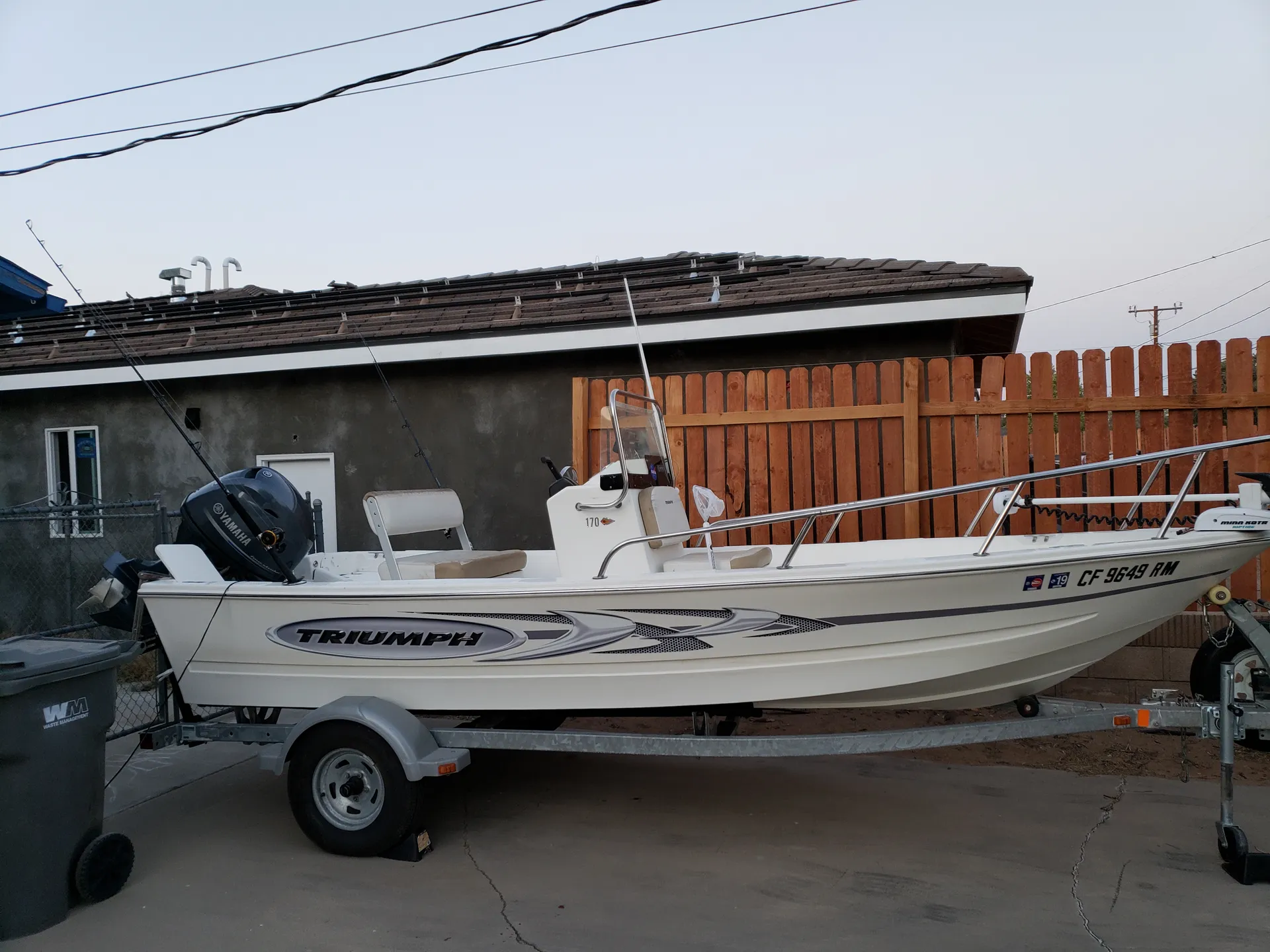 Triumph Boats 170 CC w/75ELPT 4-S  in Quartz Hill, CA — photo 2