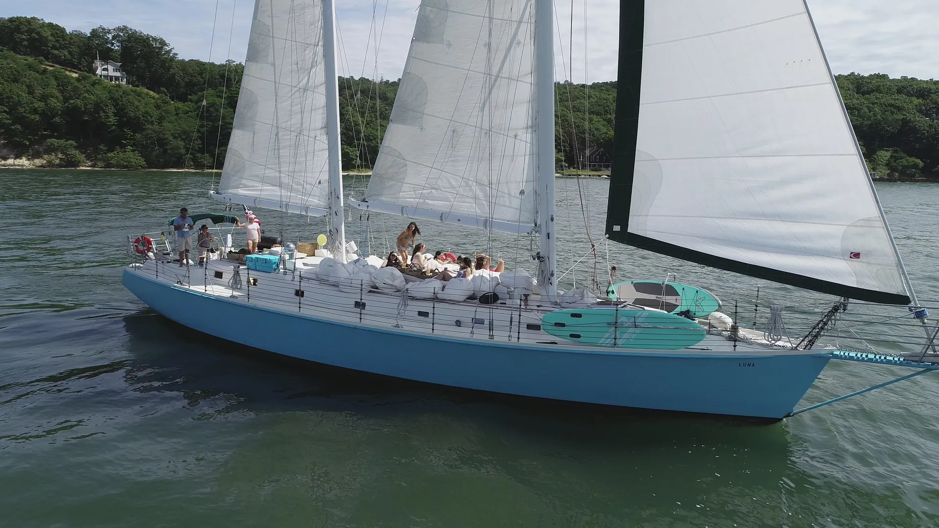 Luxurious Sailing Schooner for Events up to 41 guests.