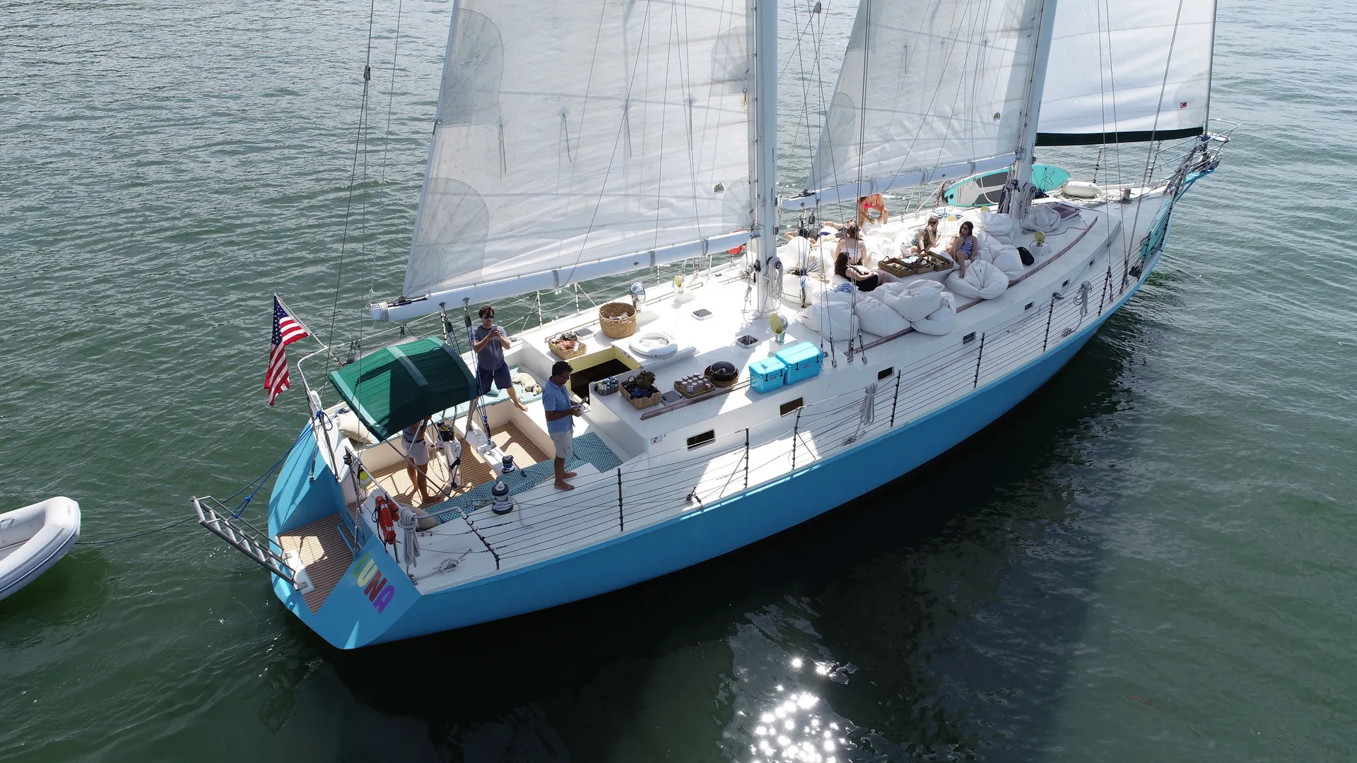 Luxurious Sailing Schooner for Events up to 41 guests.