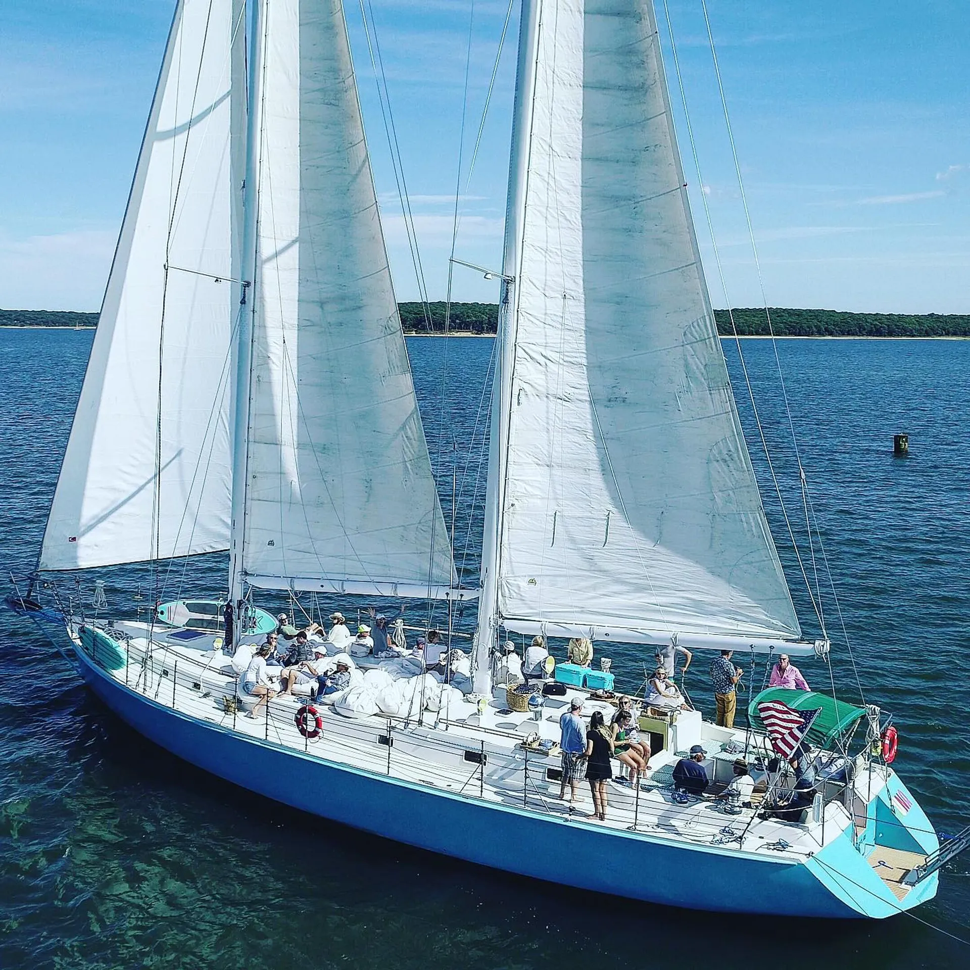 Luxurious Sailing Schooner for Events up to 41 guests.