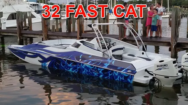 Rent a Fast Cat  deck boat in Fort Myers Beach, FL near me