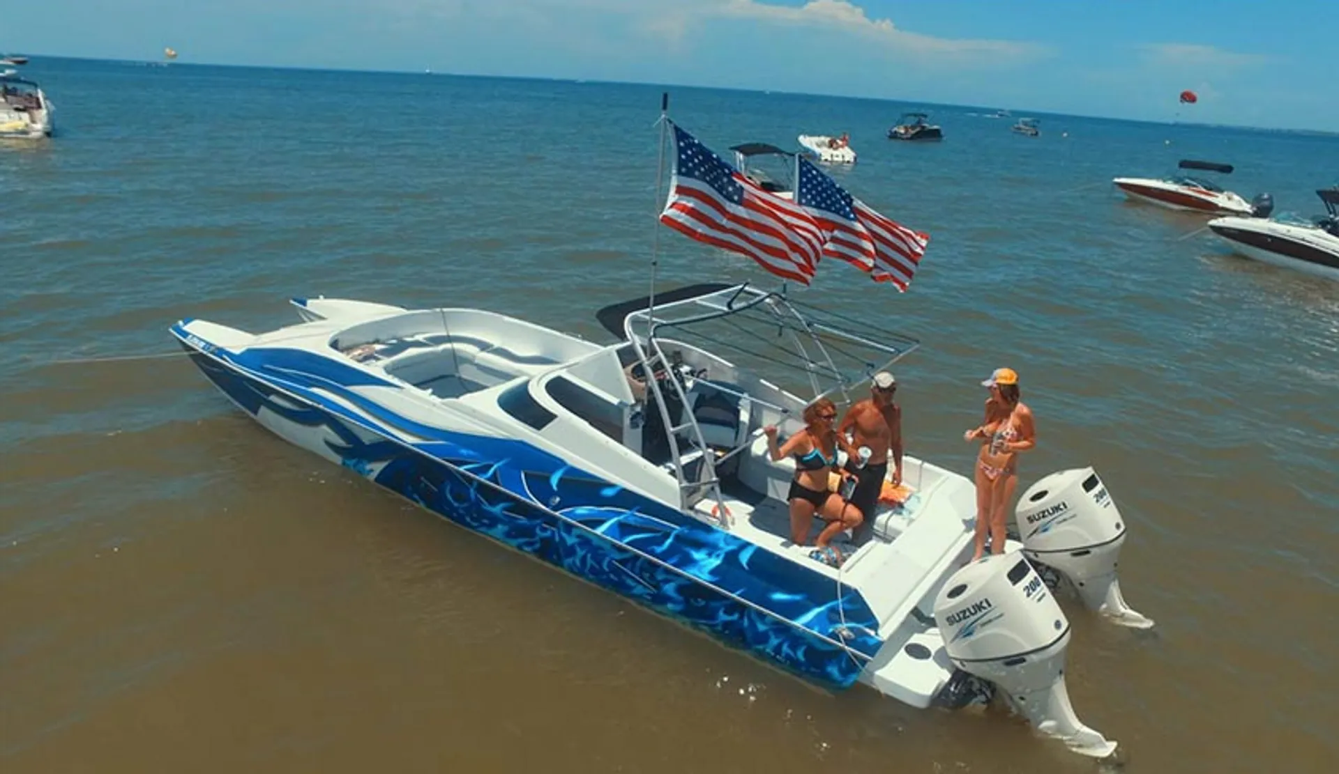 Sunset, Dolphin, Day Cruises on a 32' Speed Boat