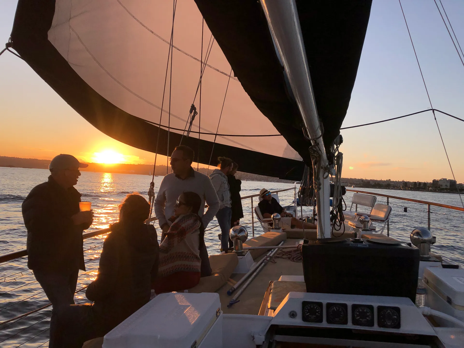 60’ Sailing Yacht Romancing The Wind, up to 35 guests!  