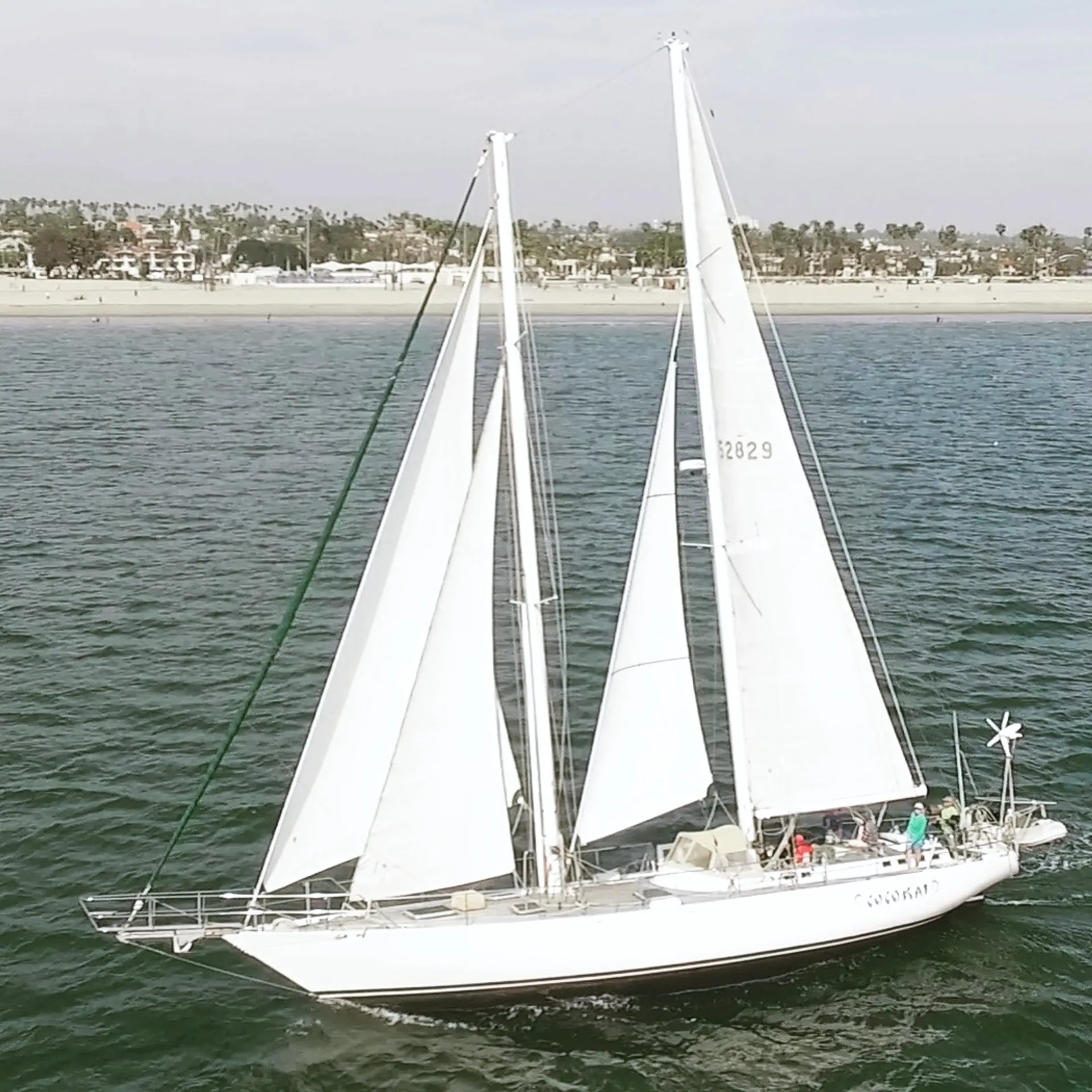 75’ World Cruising Staysail Schooner in Long Beach
