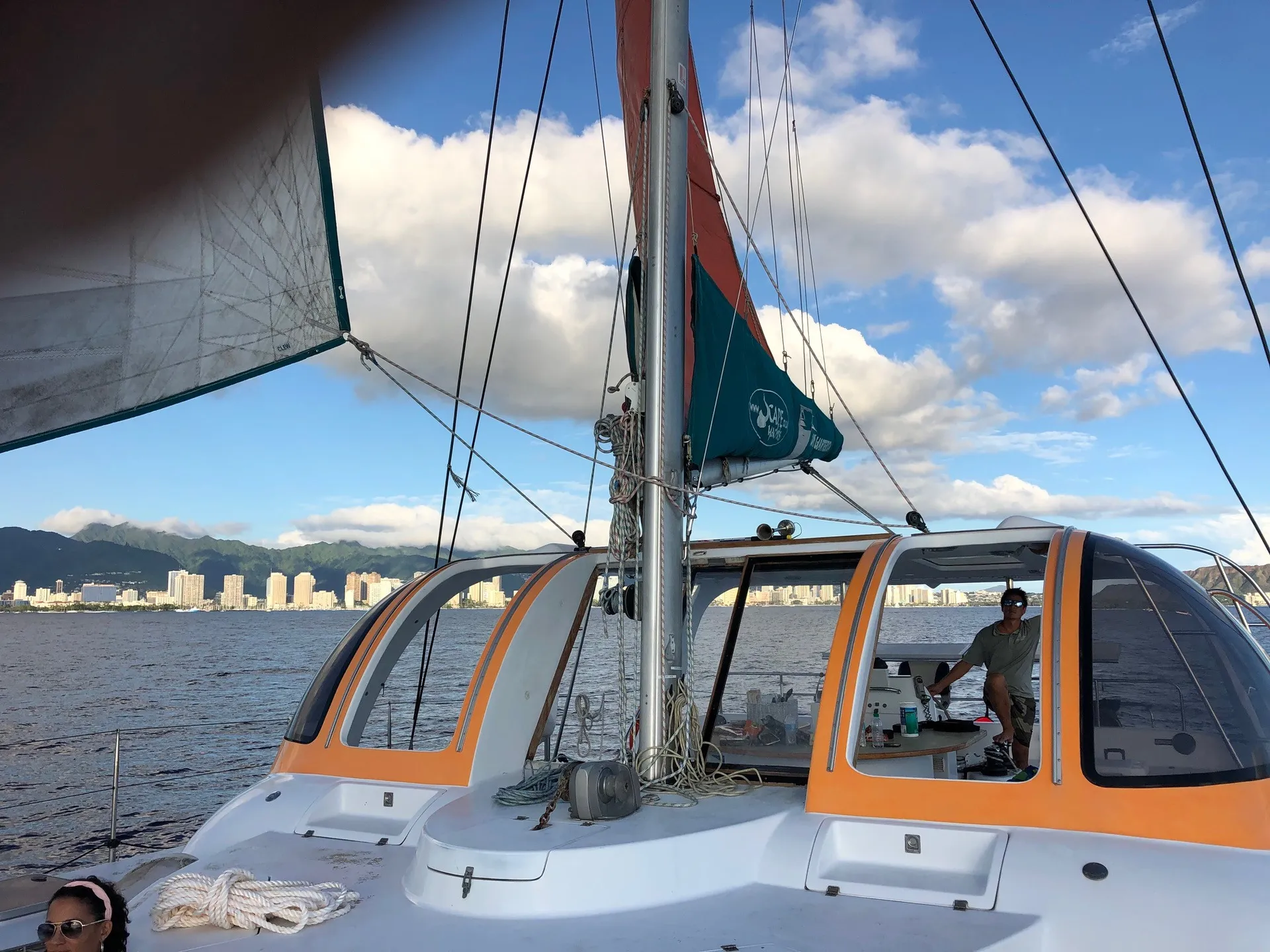 Luxury High Performance Waikiki Sailing Catamaran