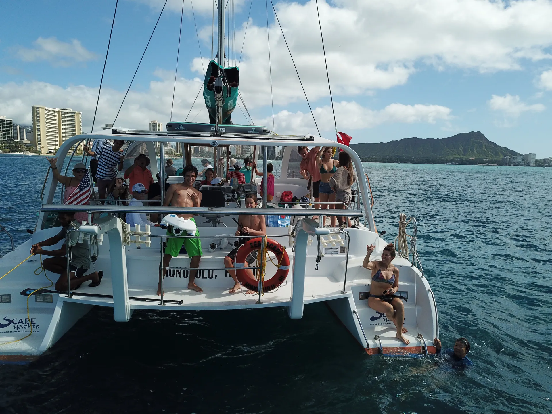 Luxury High Performance Waikiki Sailing Catamaran