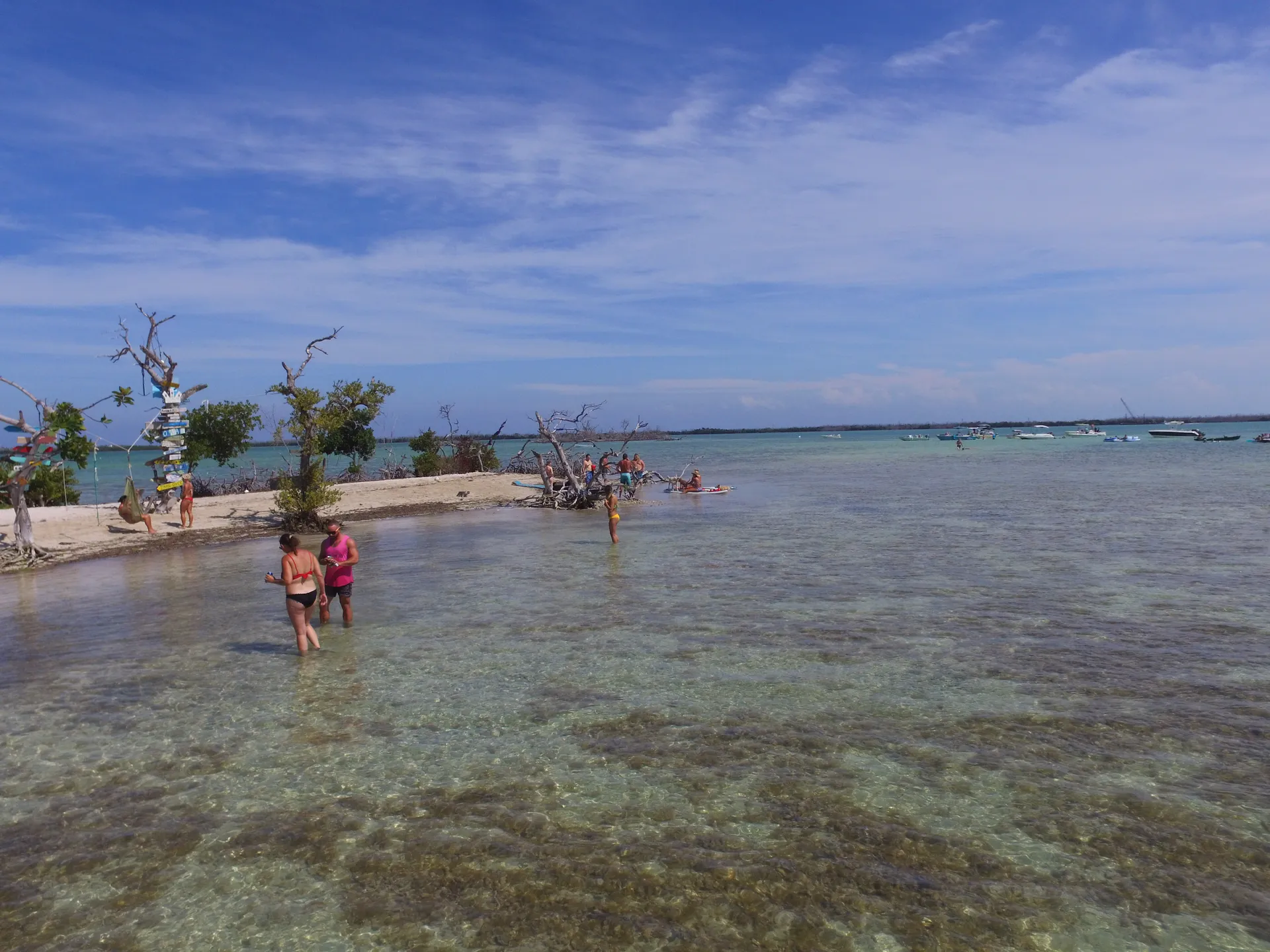 18' Pontoon rental Cudjoe Key. Multi day. Delivery