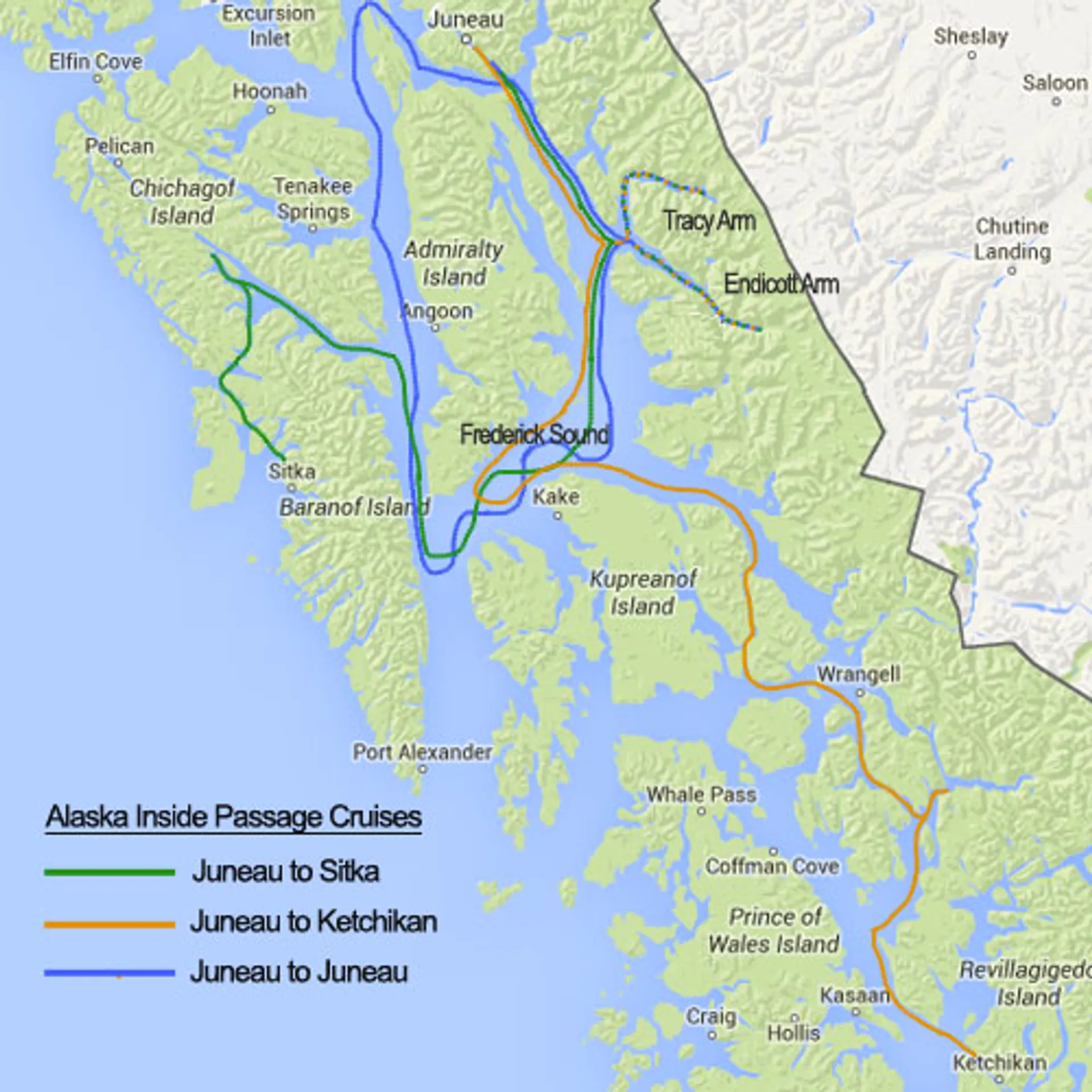 Alaska Cruises & Yacht Charters (8D7N)