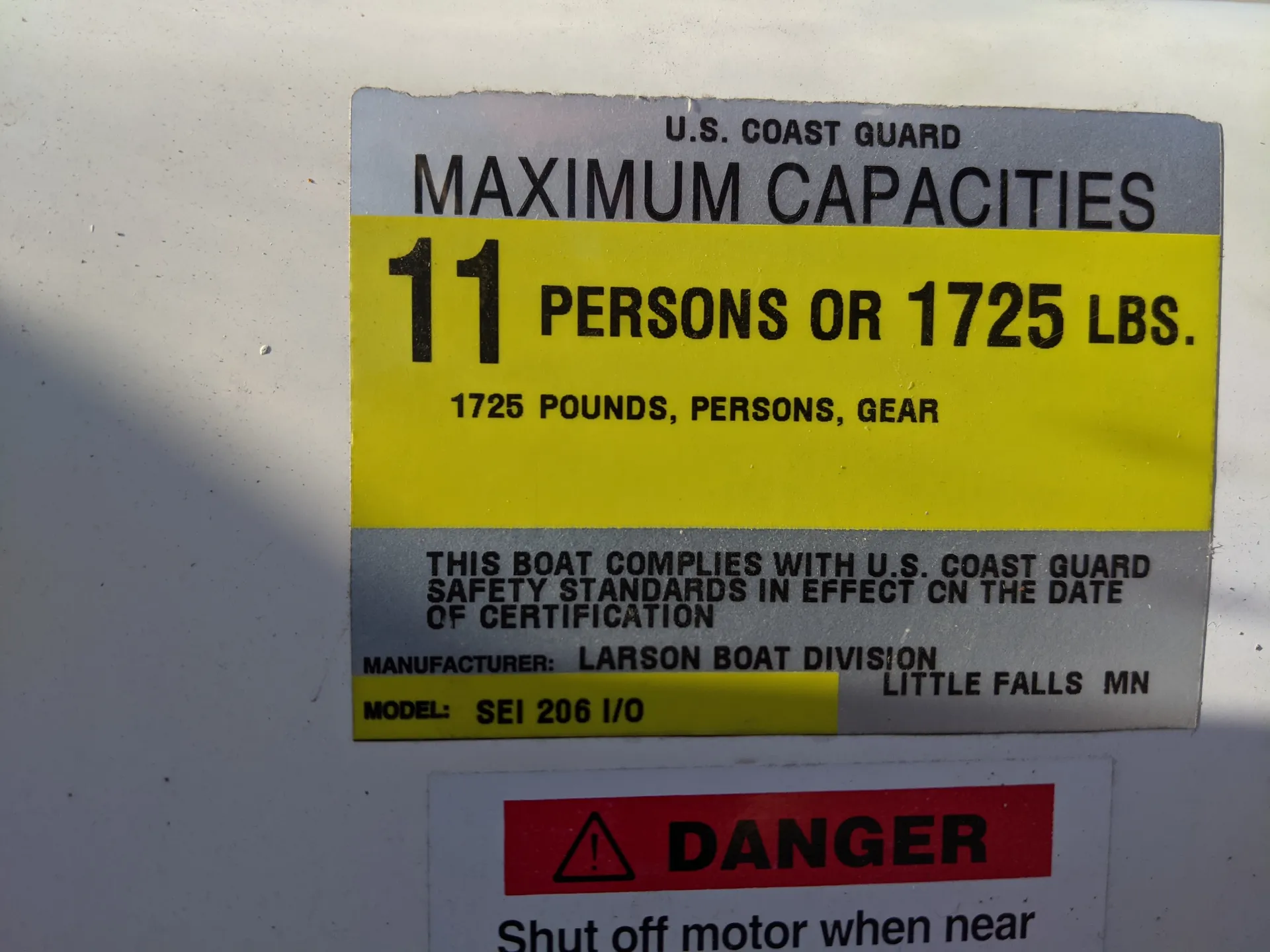 1999 Larson SEI Ski and Fish