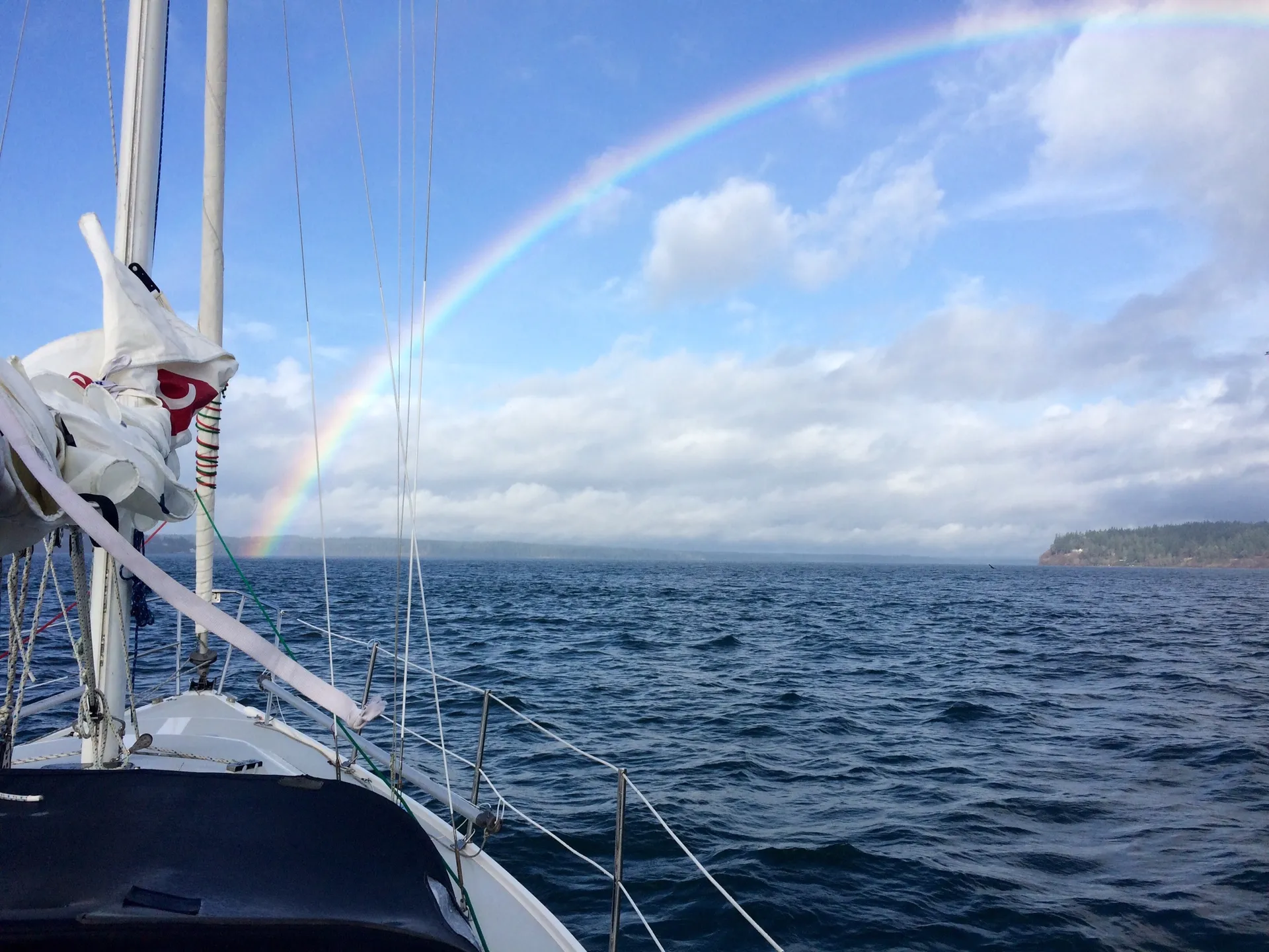 Perfect Puget Sound Sailboat 