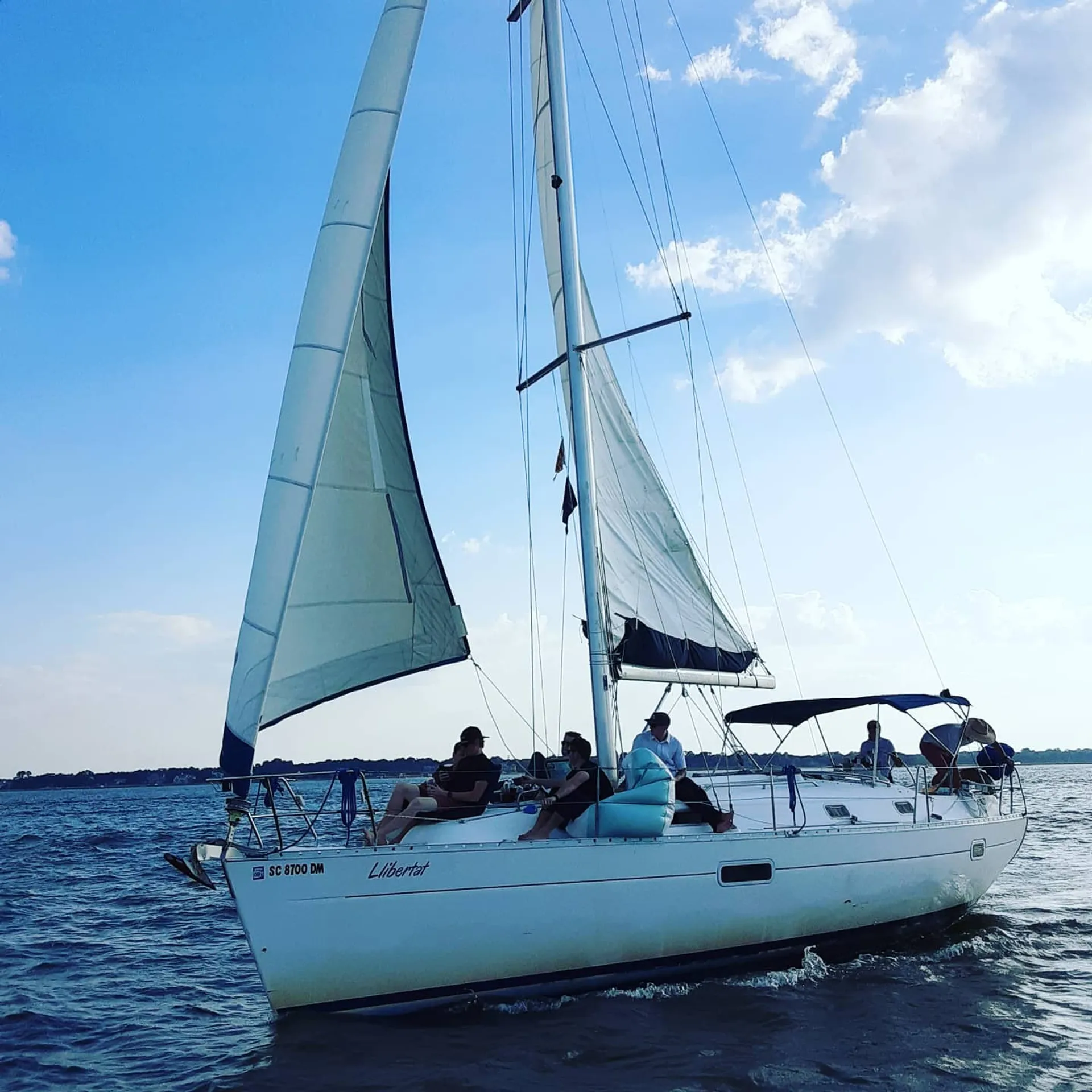 BYOB Sailing on a Luxury Monohull in the Charleston Harbor