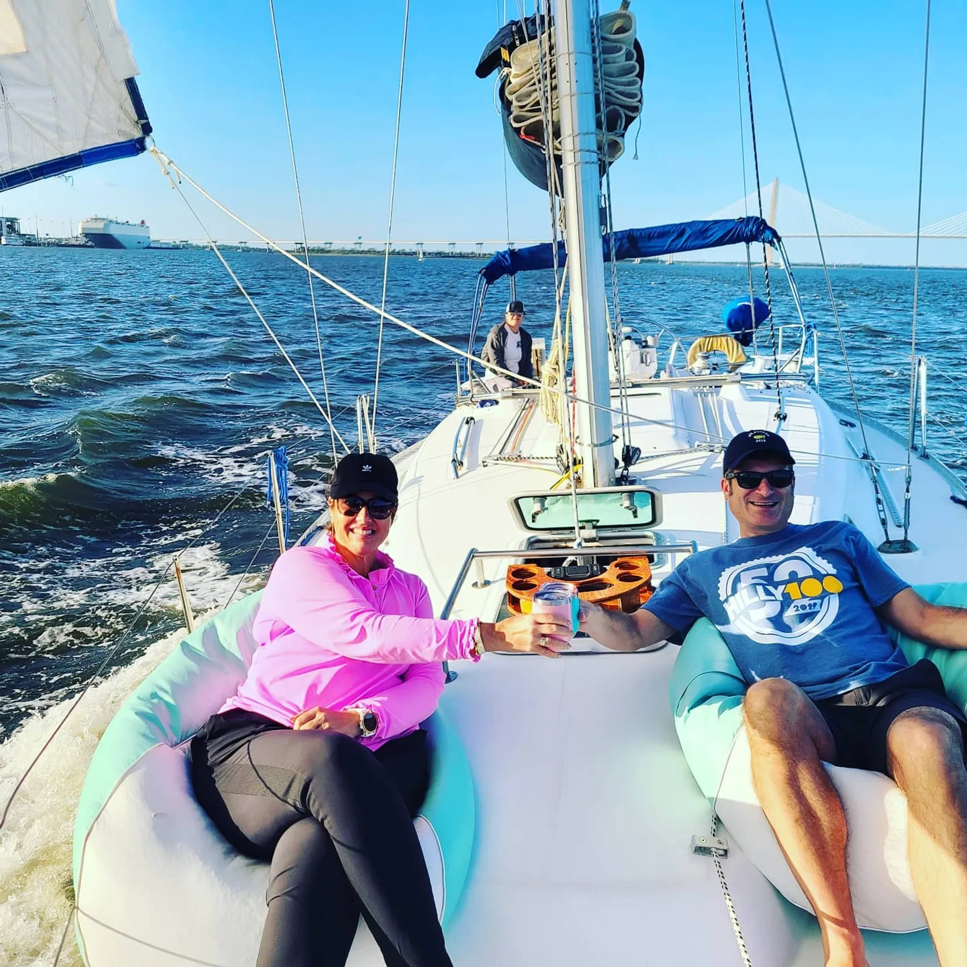 BYOB Sailing on a Luxury Monohull in the Charleston Harbor