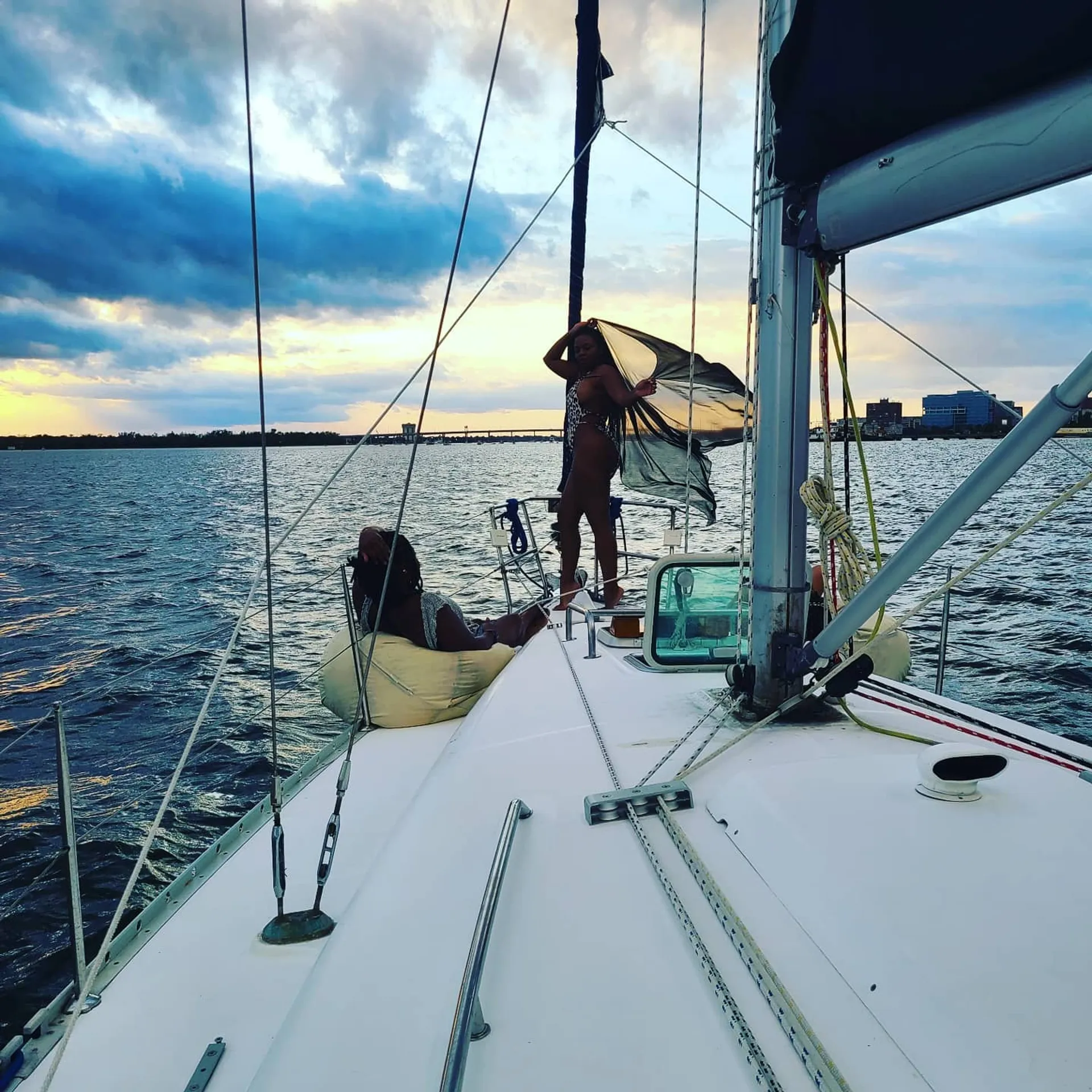 BYOB Sailing on a Luxury Monohull in the Charleston Harbor