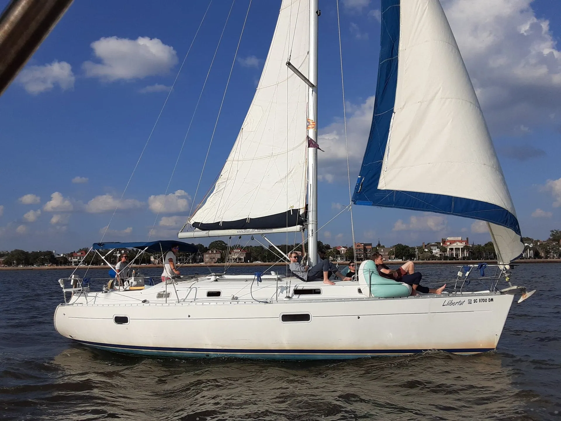 BYOB Sailing on a Luxury Monohull in the Charleston Harbor
