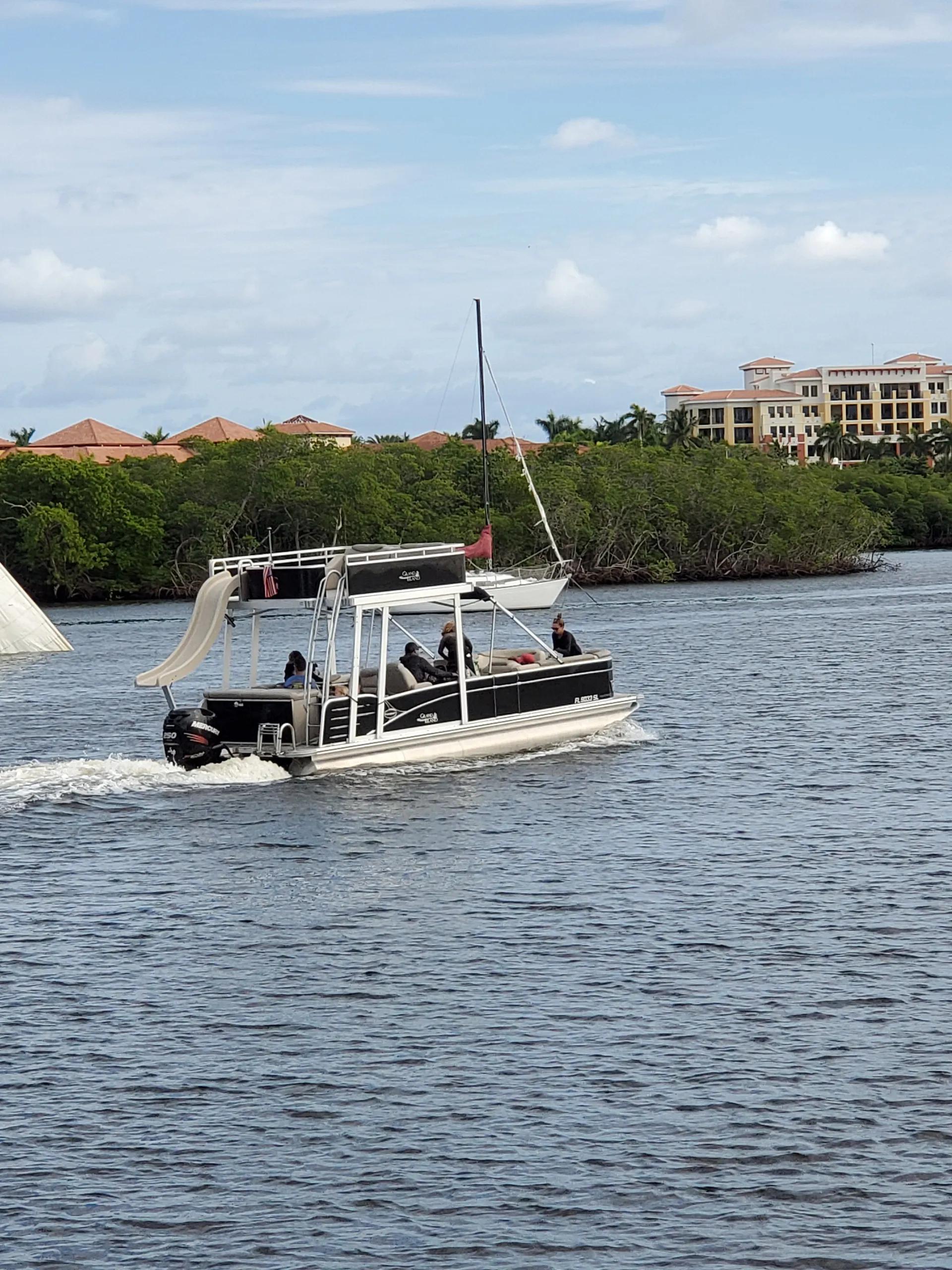 Double Decker Pontoon with a Slide in Jupiter/Peanut Island