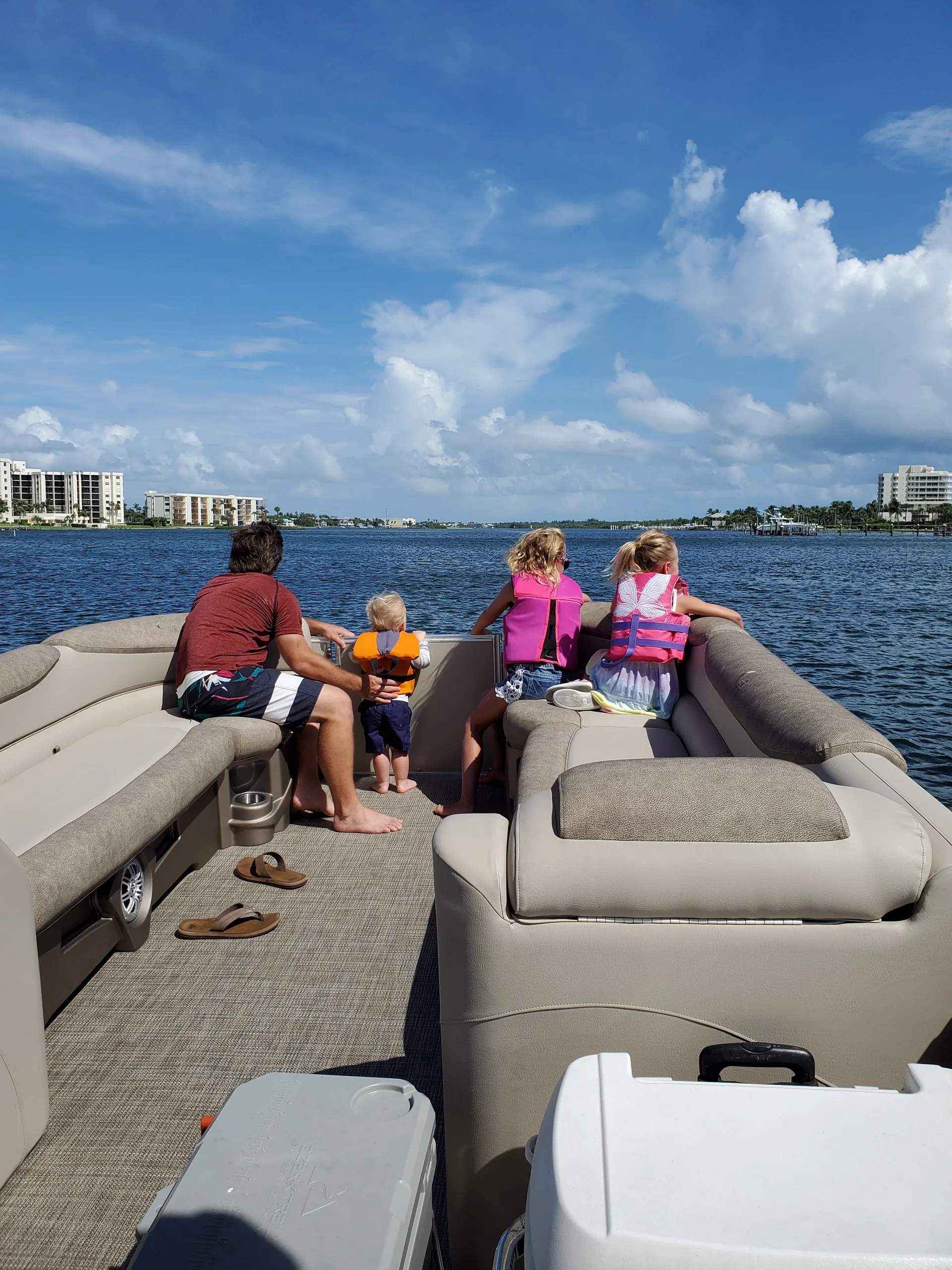 Double Decker Pontoon with a Slide in Jupiter/Peanut Island