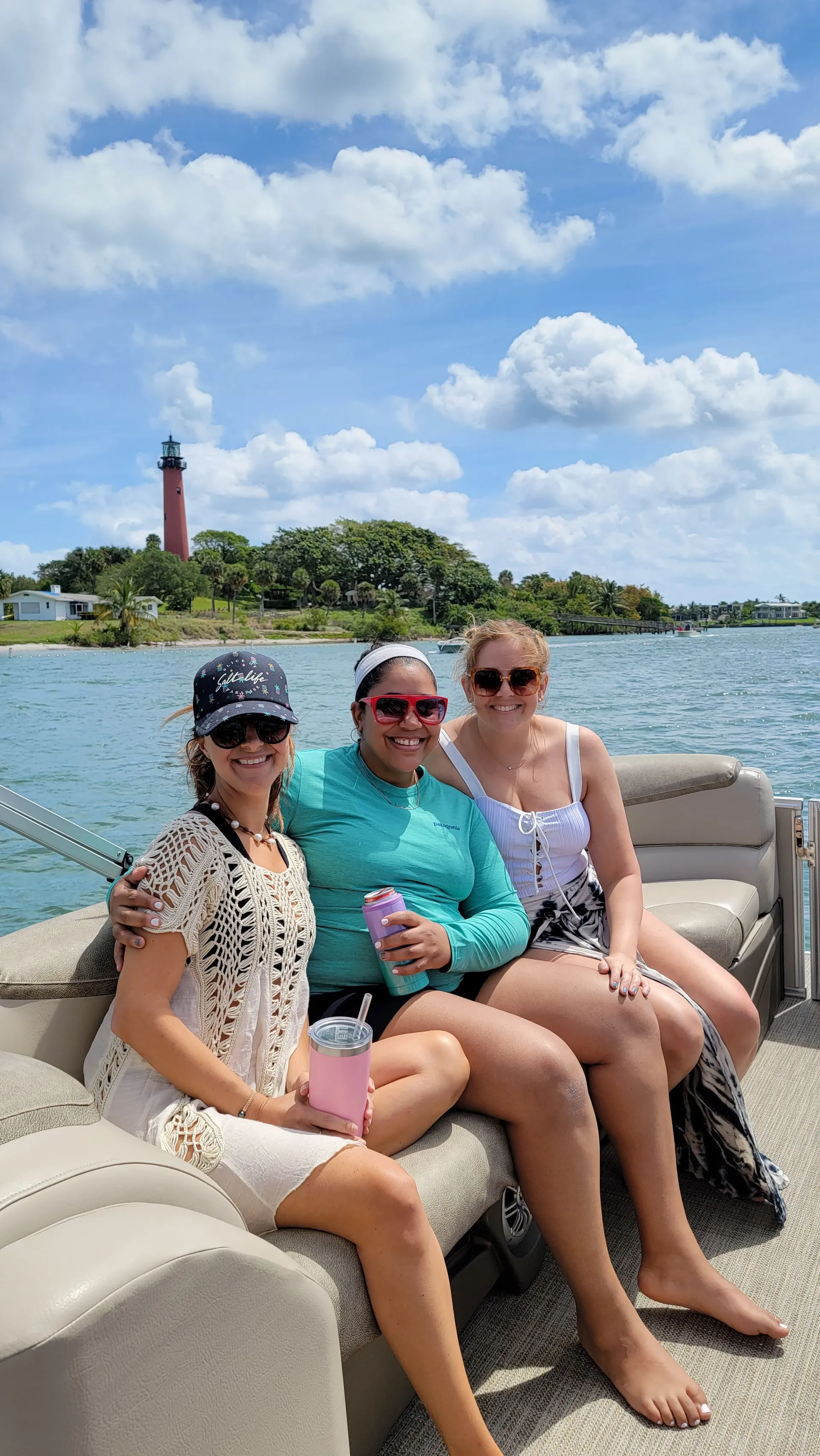 Double Decker Pontoon with a Slide in Jupiter/Peanut Island