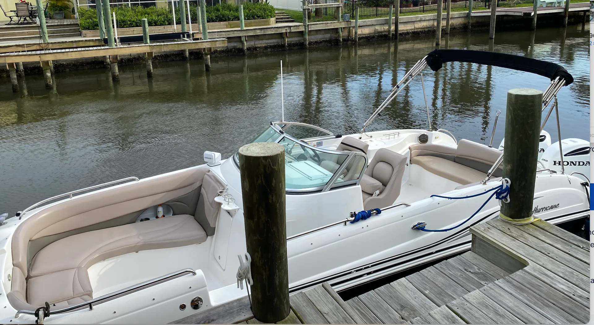 Hurricane Boats SD 2700 Twin in Flagler Beach, FL — photo 4