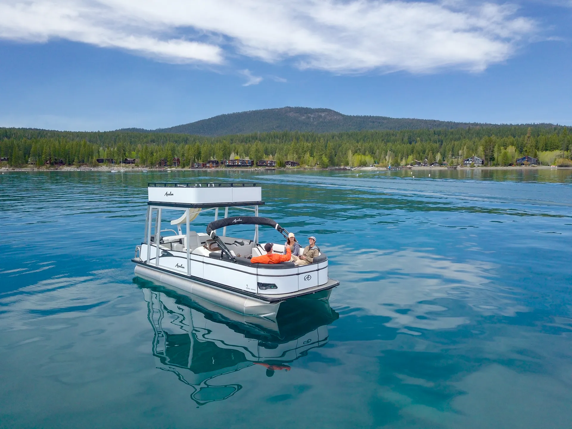 2021 Lake Tahoe Double Decker Pontoon Party Boat