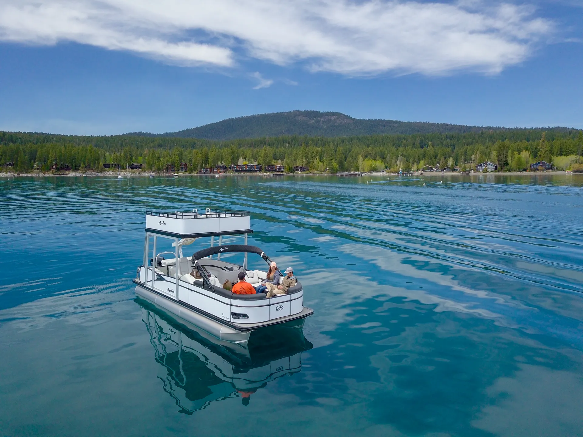 2021 Lake Tahoe Double Decker Pontoon Party Boat
