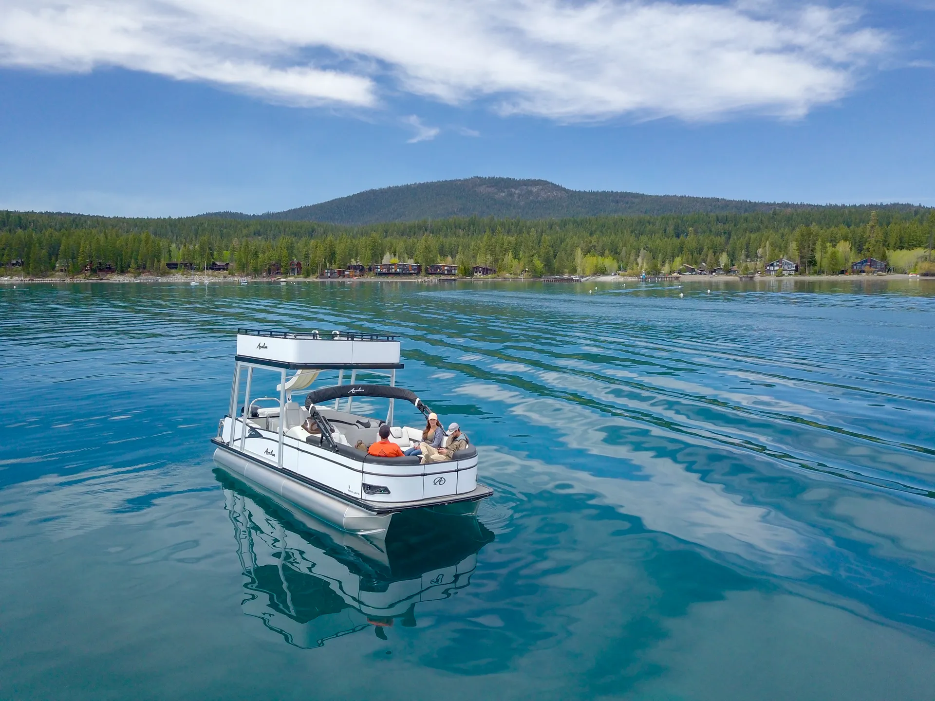 2021 Lake Tahoe Double Decker Pontoon Party Boat