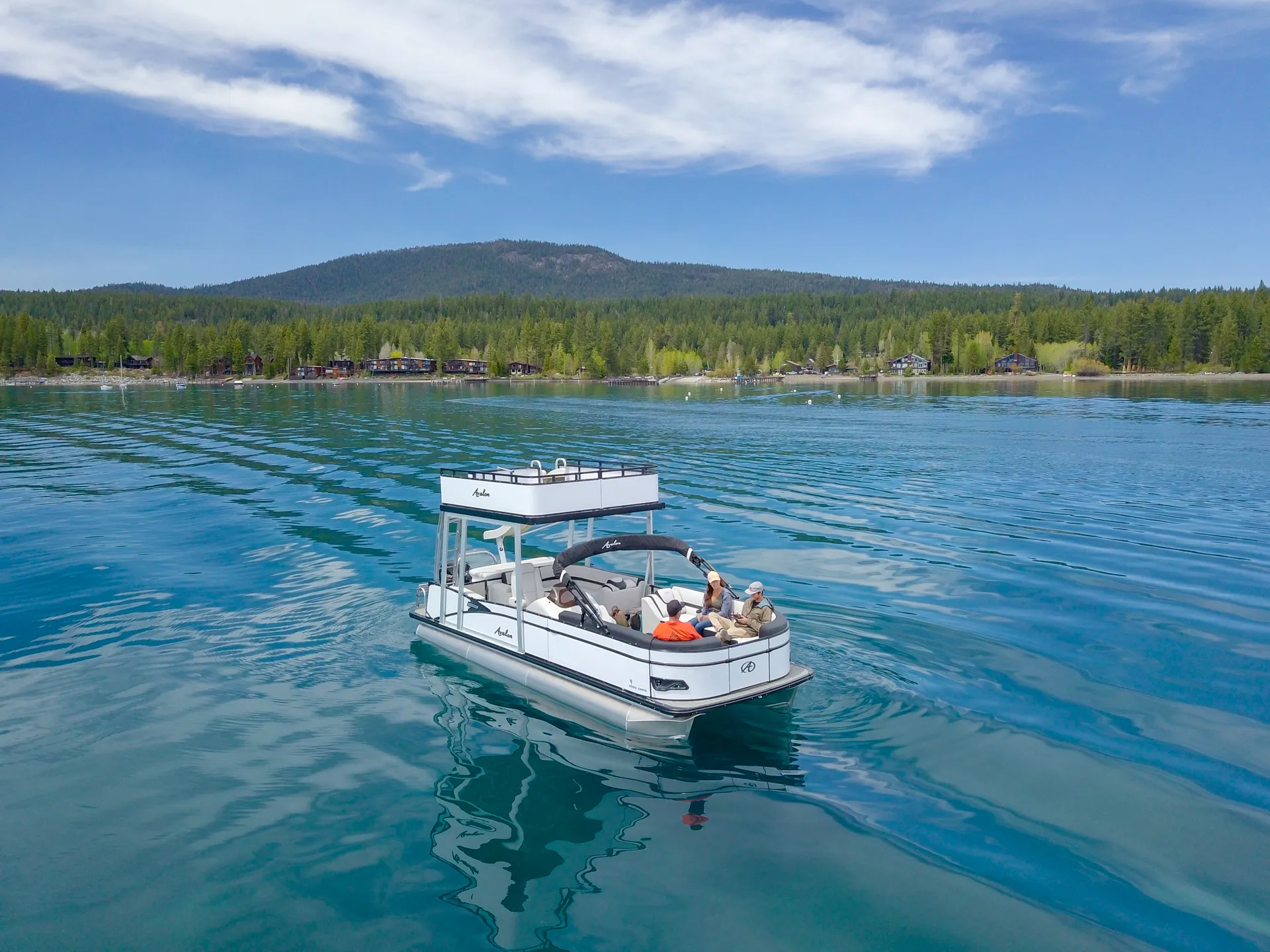 2021 Lake Tahoe Double Decker Pontoon Party Boat