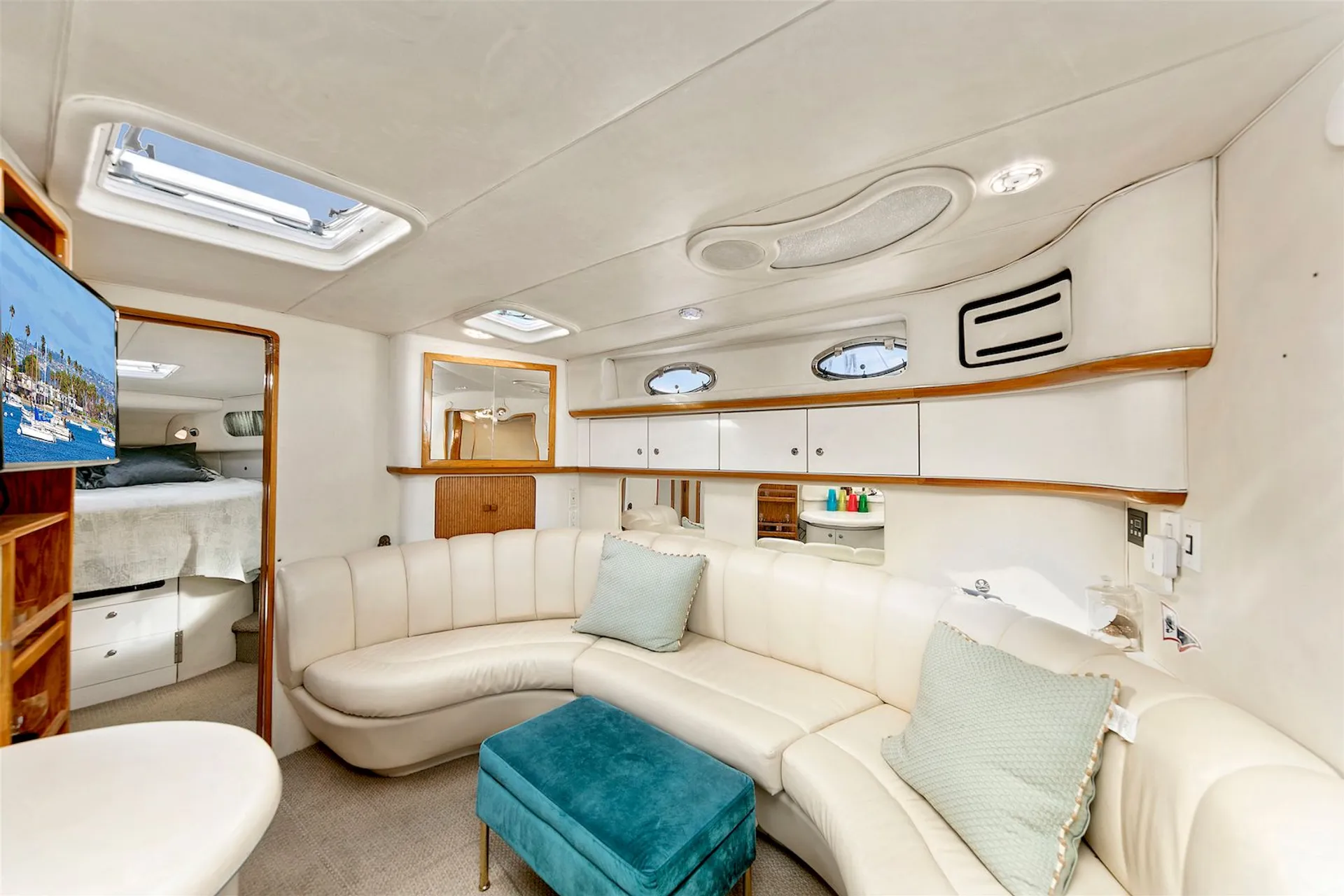 Miss Jen II, 50 ft Party Yacht, huge bow for dancing, 13 passengers