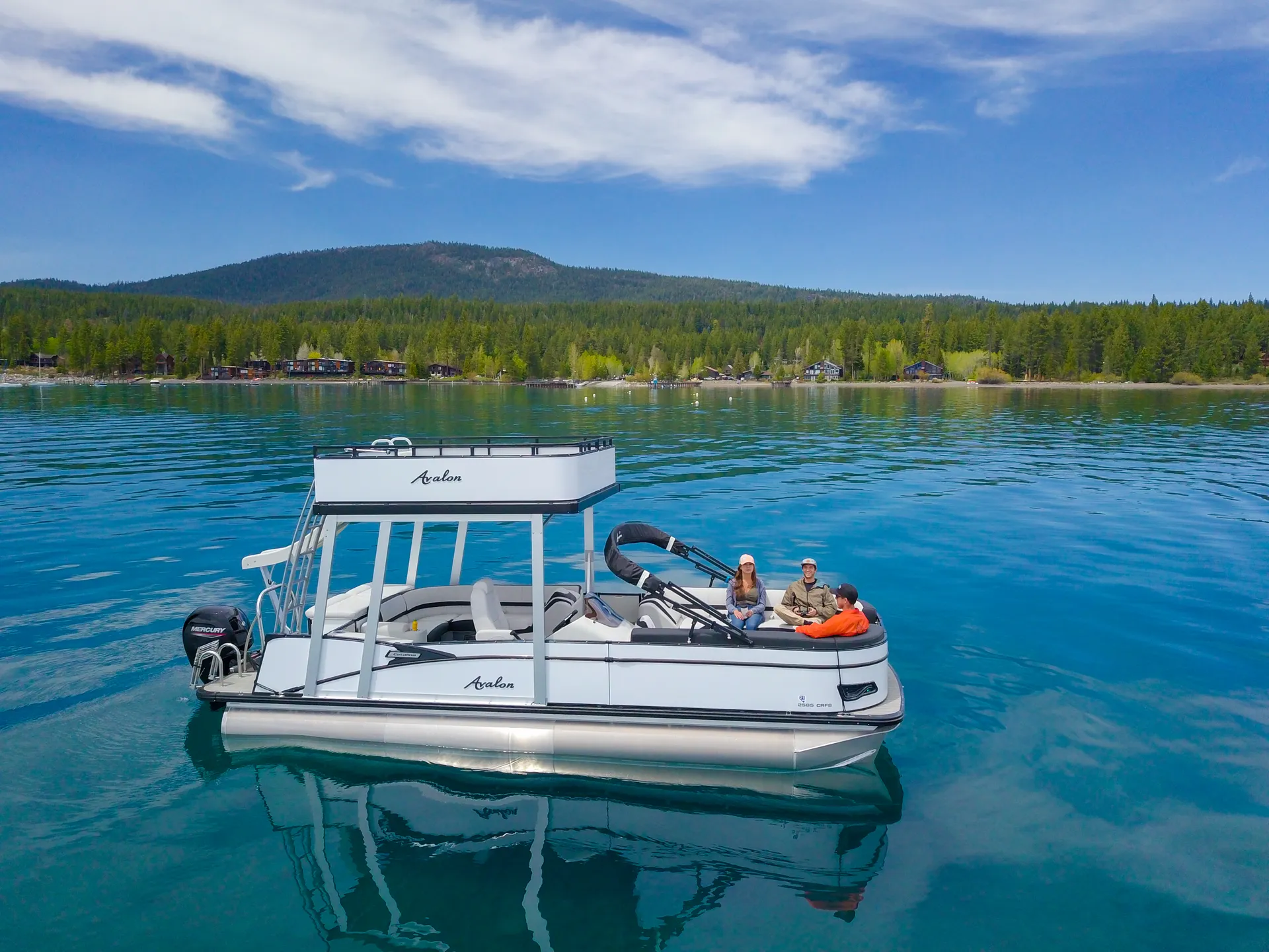 2021 Lake Tahoe Double Decker Pontoon Party Boat
