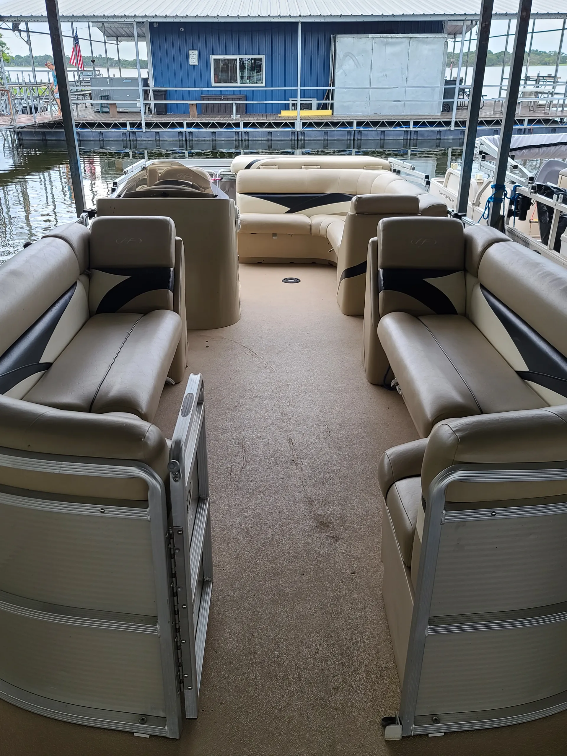 Harris FloteBote 240 Cruiser SL Triple Tube w/150L 4-S in Leander, TX — photo 4