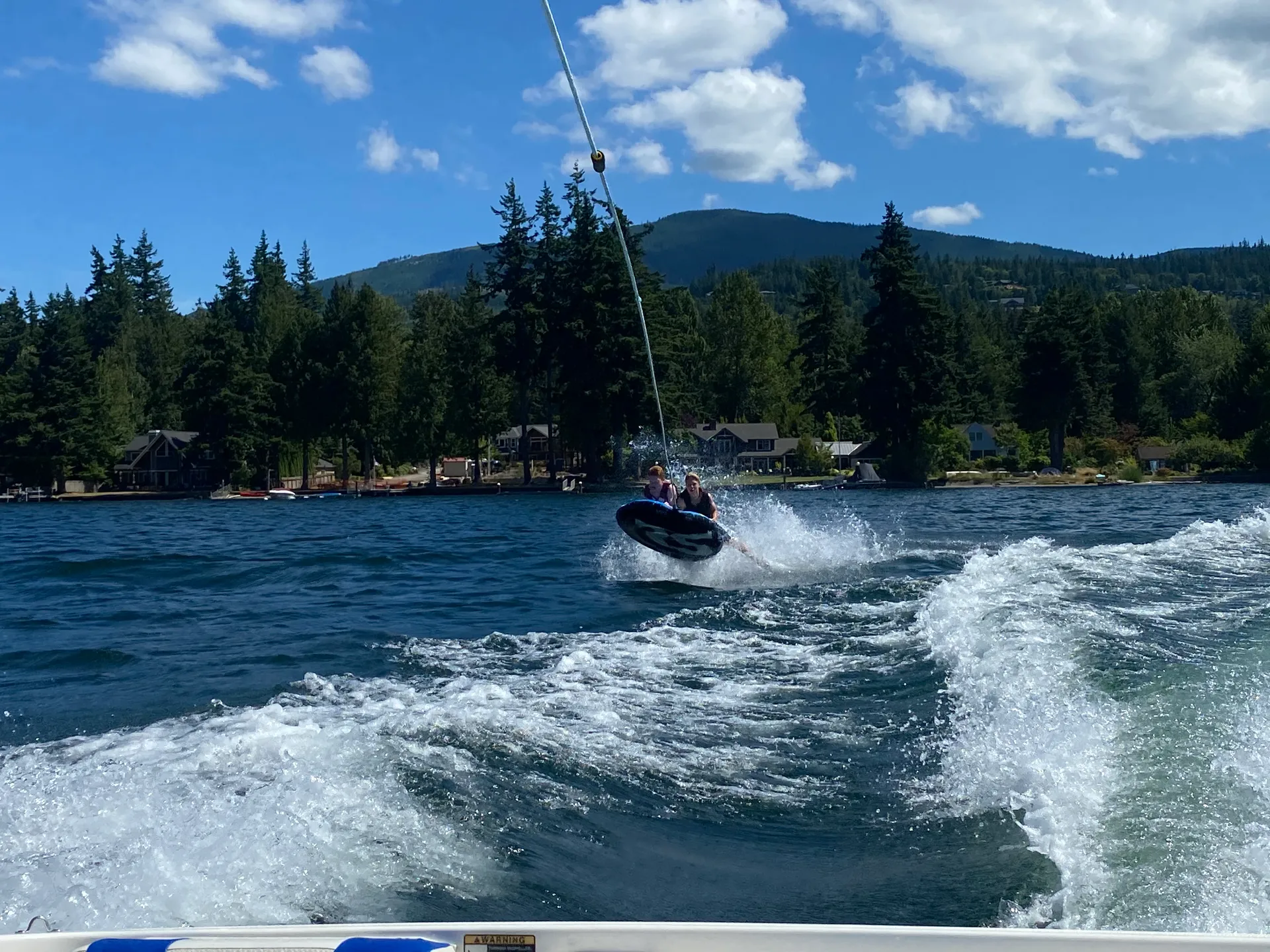 20 foot Bayliner with Sports tower 

