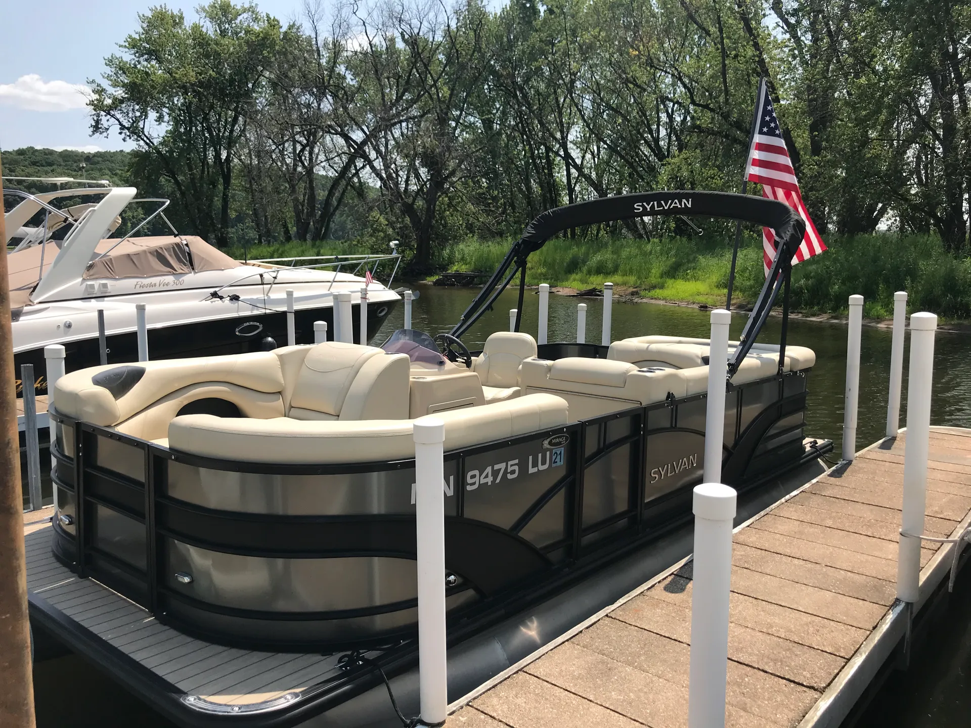 St. Croix River Cruise on 2019 Sylvan Pontoon
