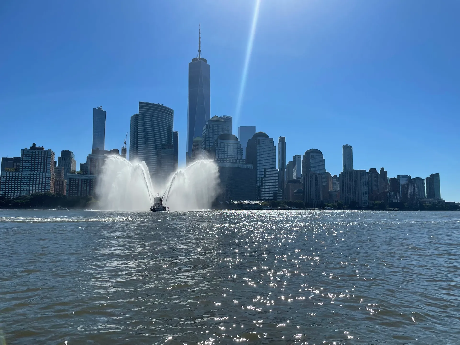 Private NYC Harbor, NYC Skyline cruise and Hudson River