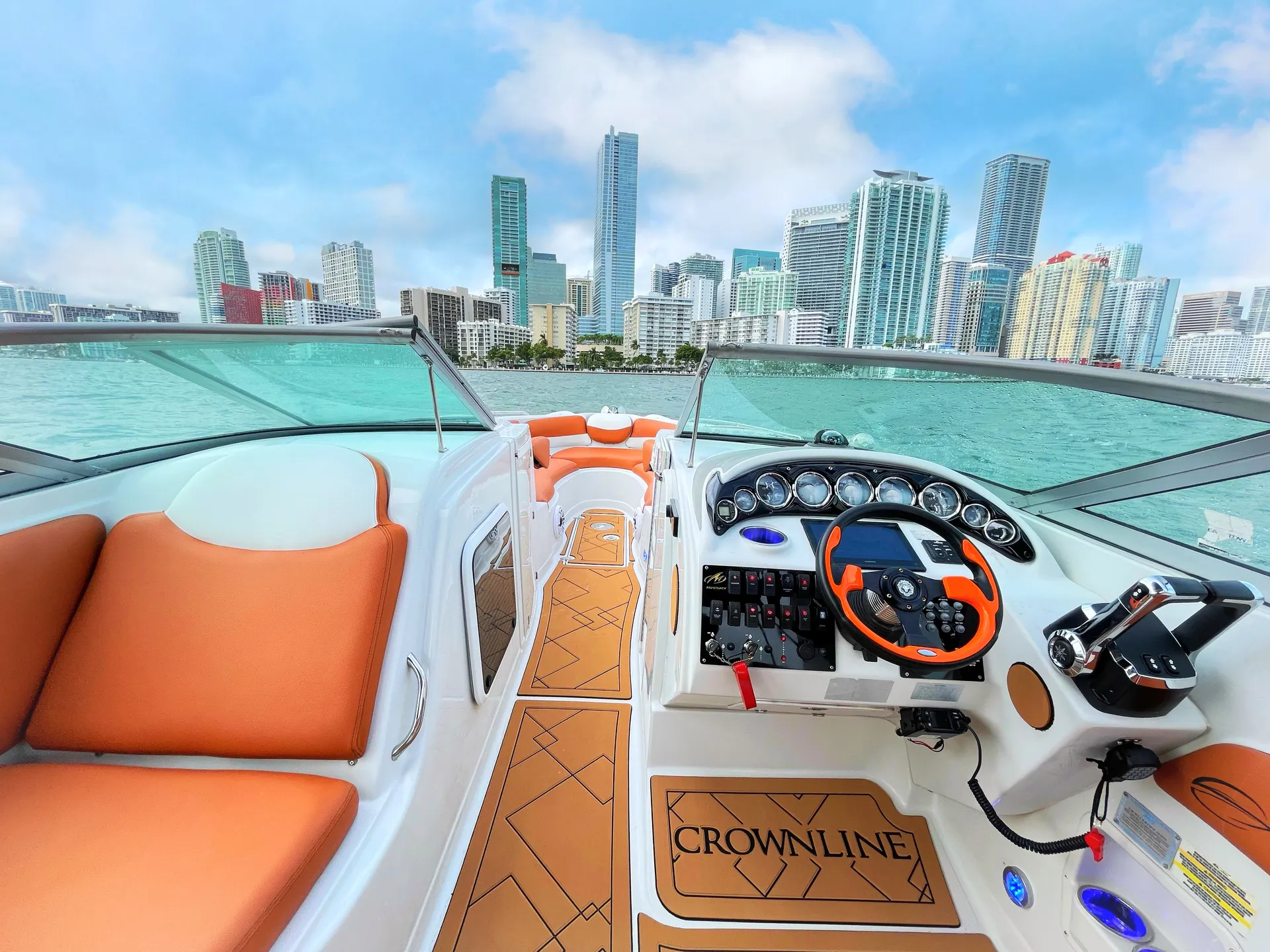 GET 1 HR FREE 34' CROWNLINE PARTY BOAT MIA, FL *NO HIDDEN FEES!*