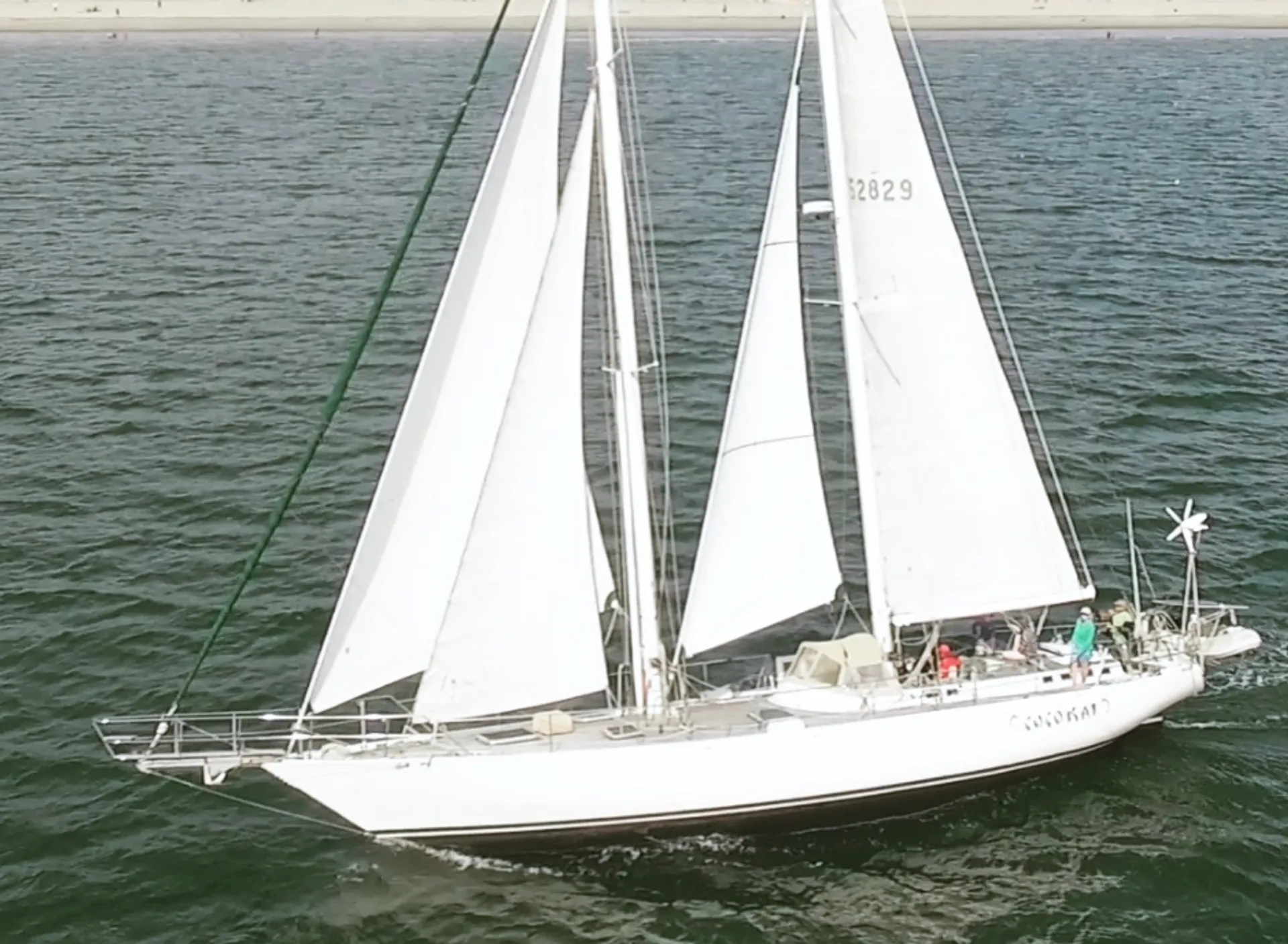 75’ World Cruising Staysail Schooner in Long Beach