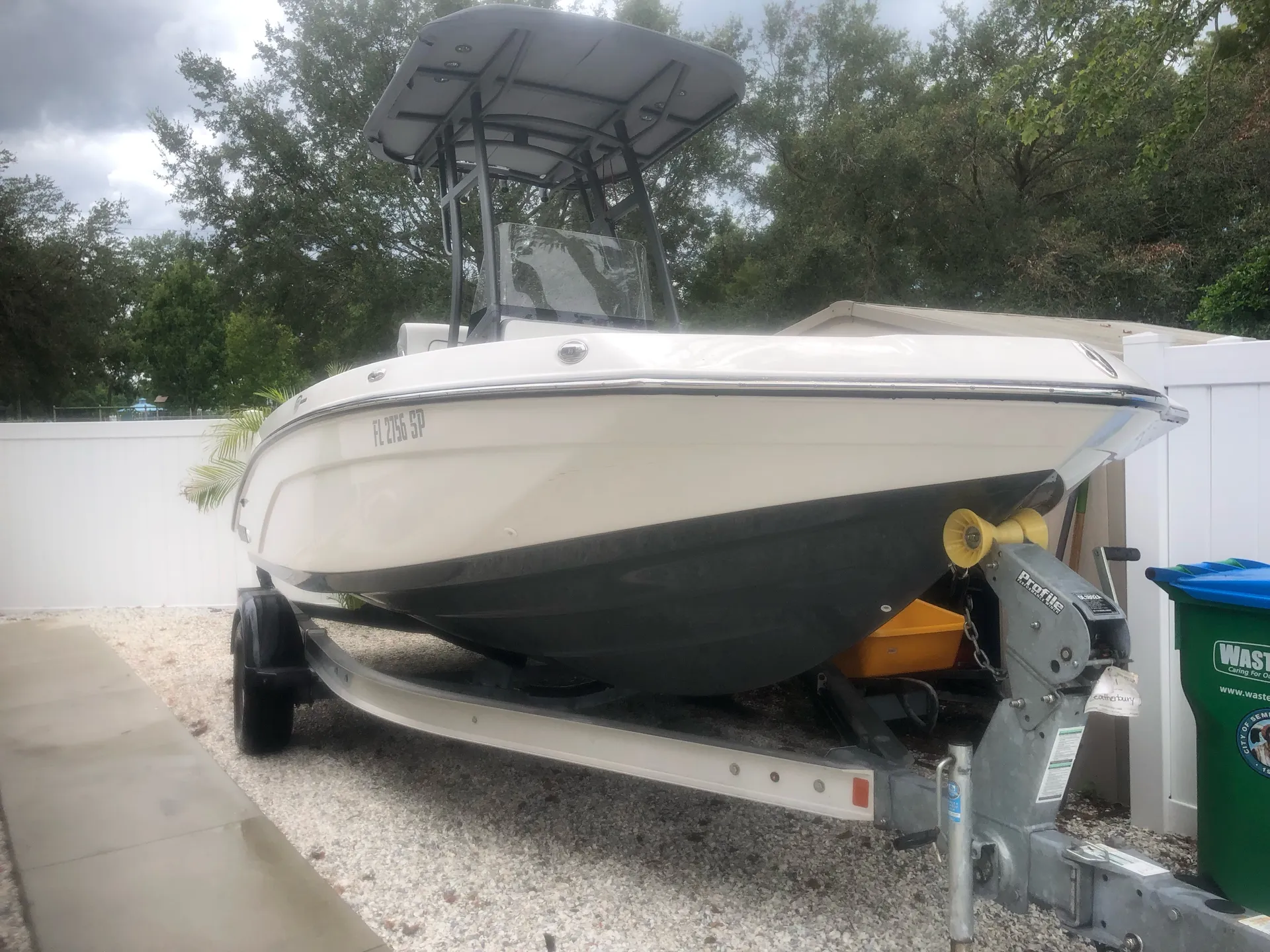 YAMAHA 190 FISH SPORT W/TRAILER in Seminole, FL — photo 2