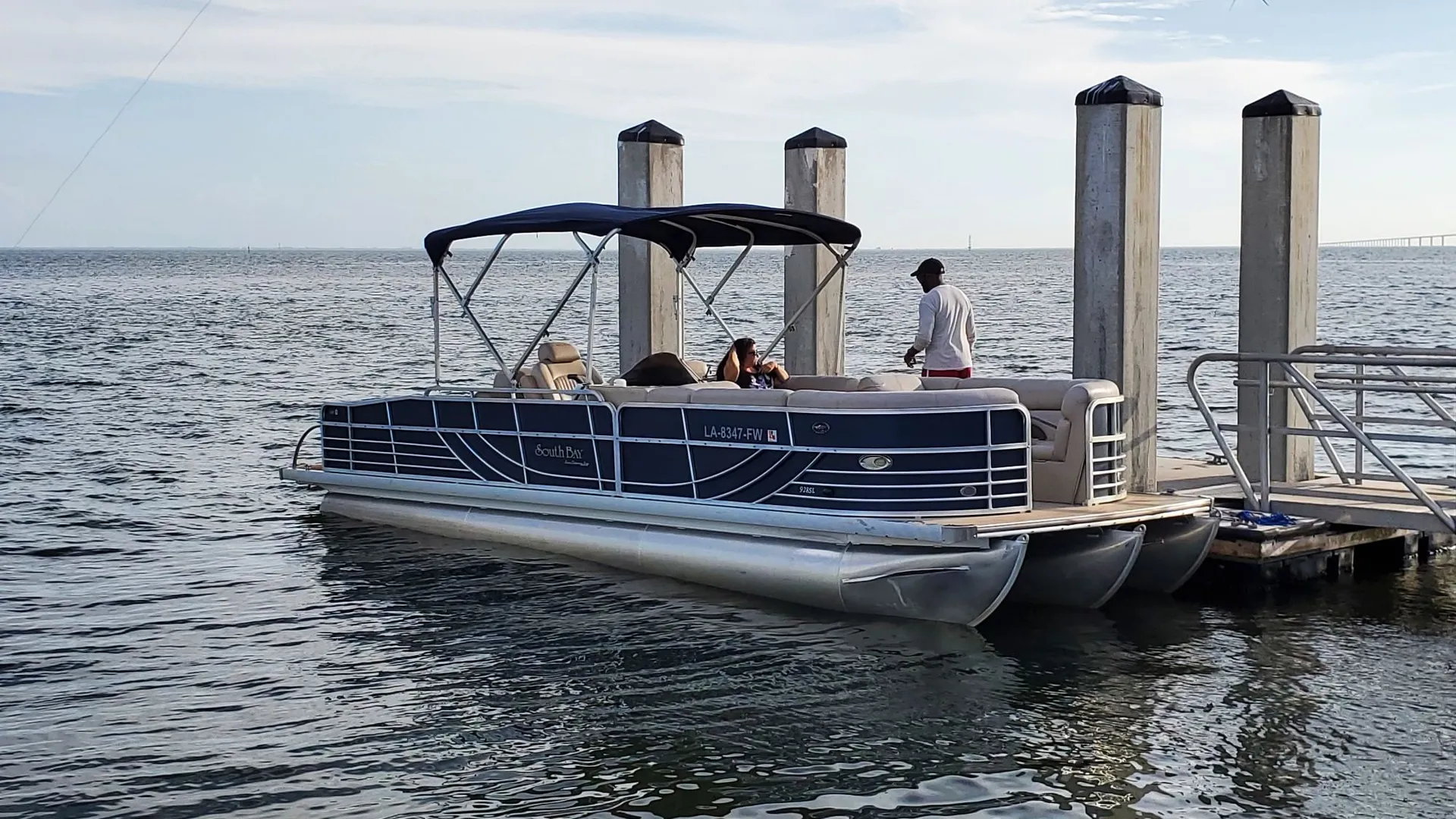 South Bay Pontoons 928SL TT I/O Tri-Tube in Bay Pines, FL — photo 2