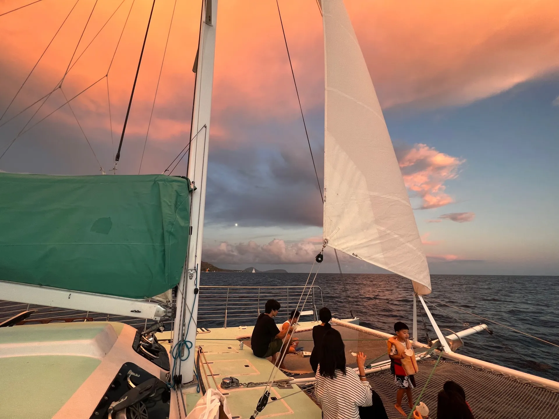 Private Charter On 48 ft Custom Made Sailing Catamaran in Honolulu, HI