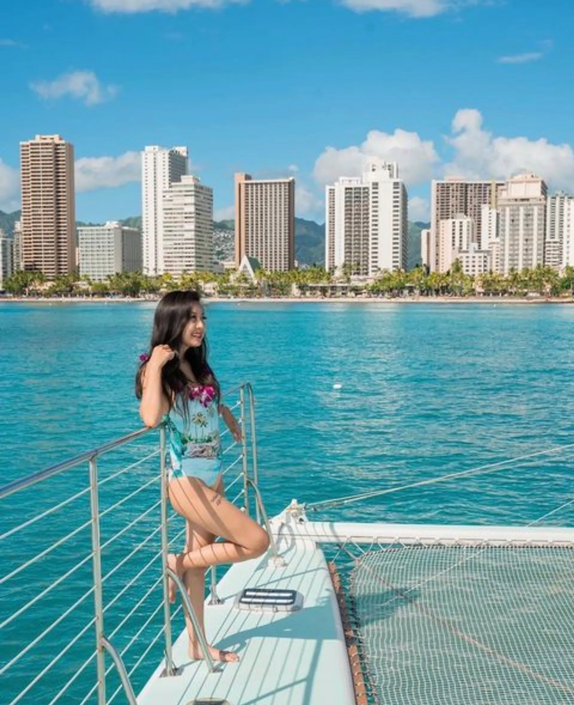 Private Charter On 48 ft Custom Made Sailing Catamaran in Honolulu, HI