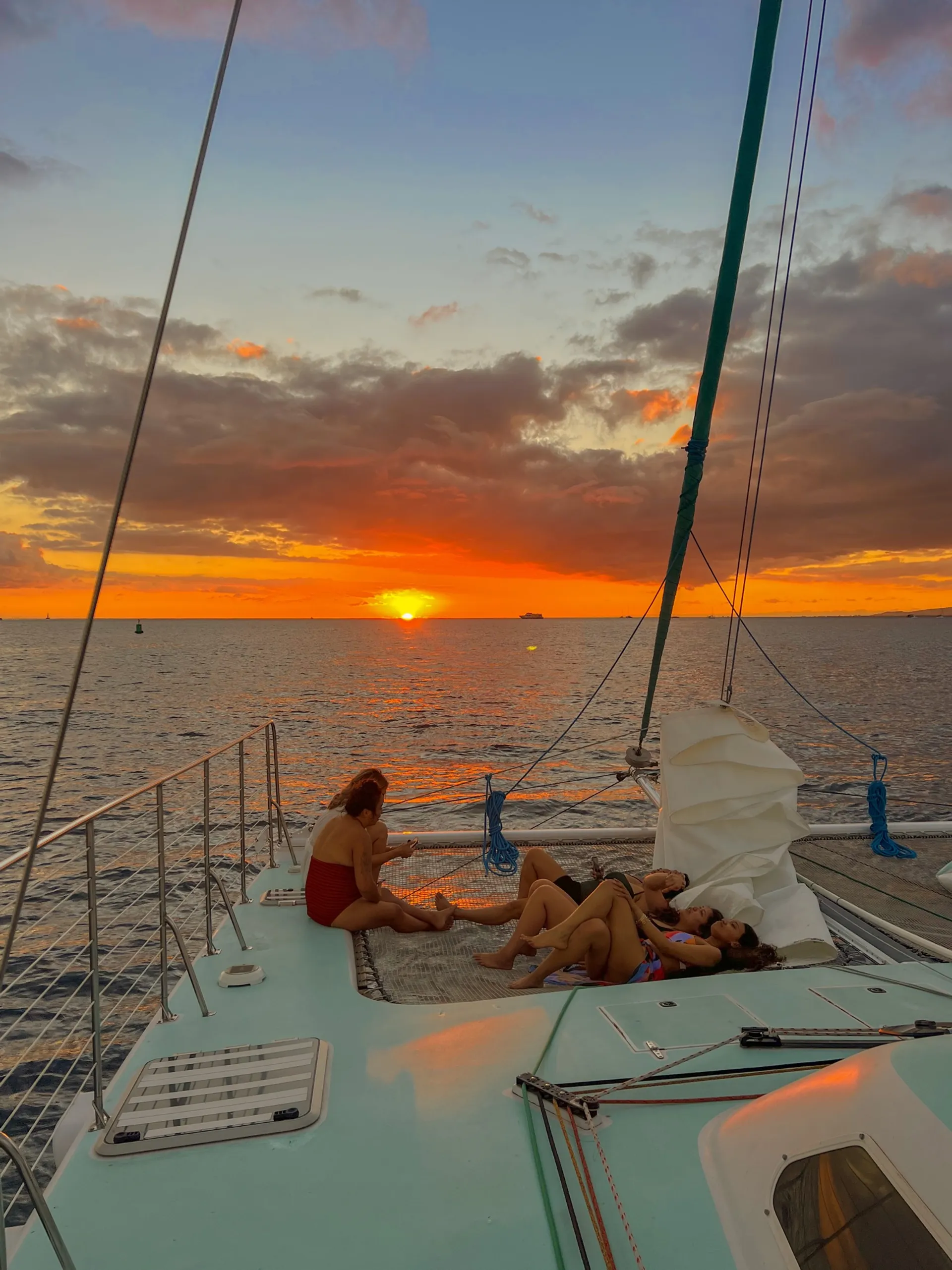 Private Charter On 48 ft Custom Made Sailing Catamaran in Honolulu, HI