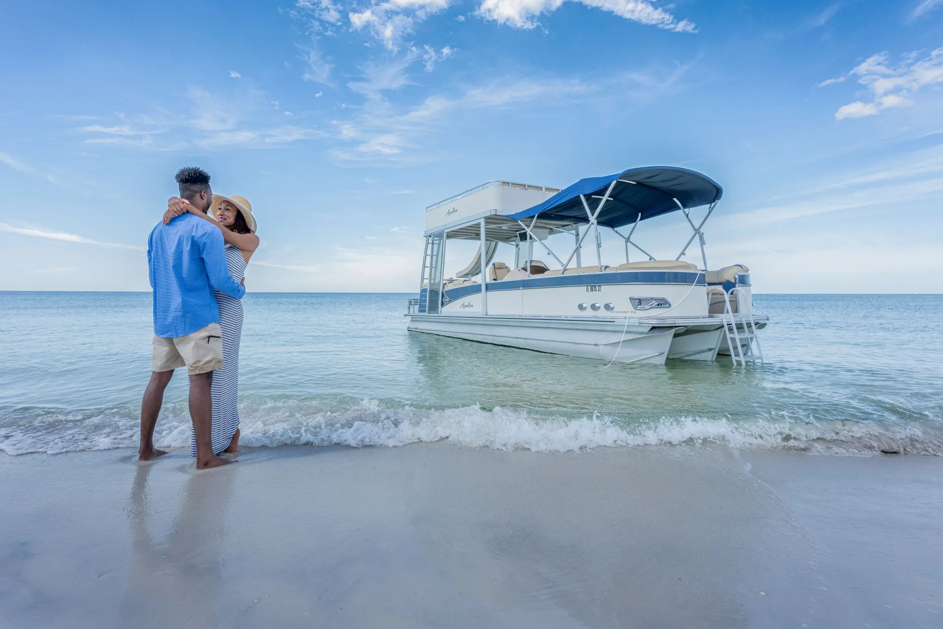 * PLATINUM FUNSHI *  w/ SLIDE for your Boat Day!