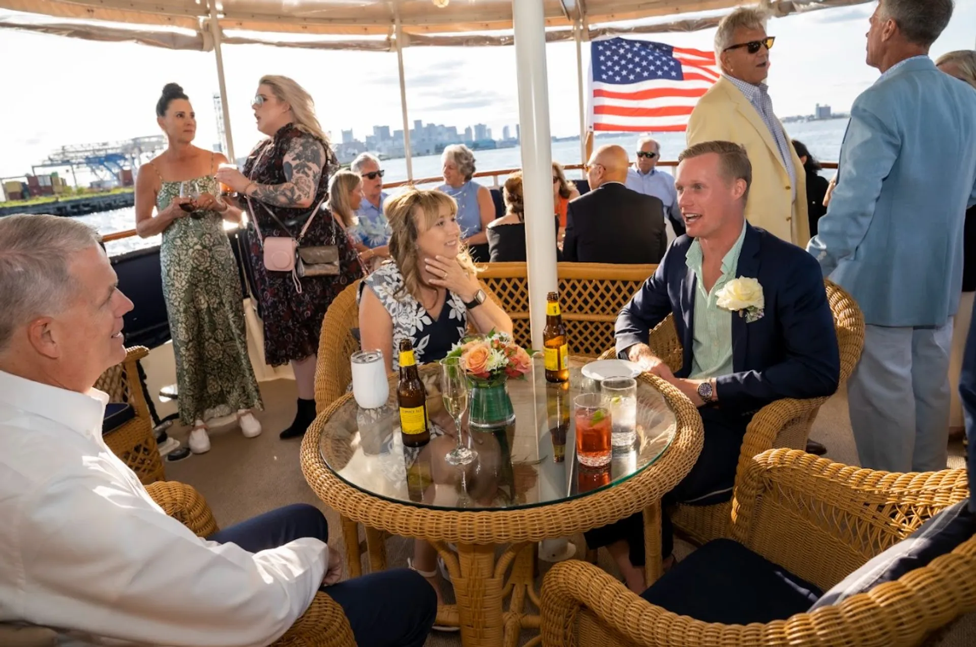 Indulge in the luxury of breathtaking views across Boston Harbor!